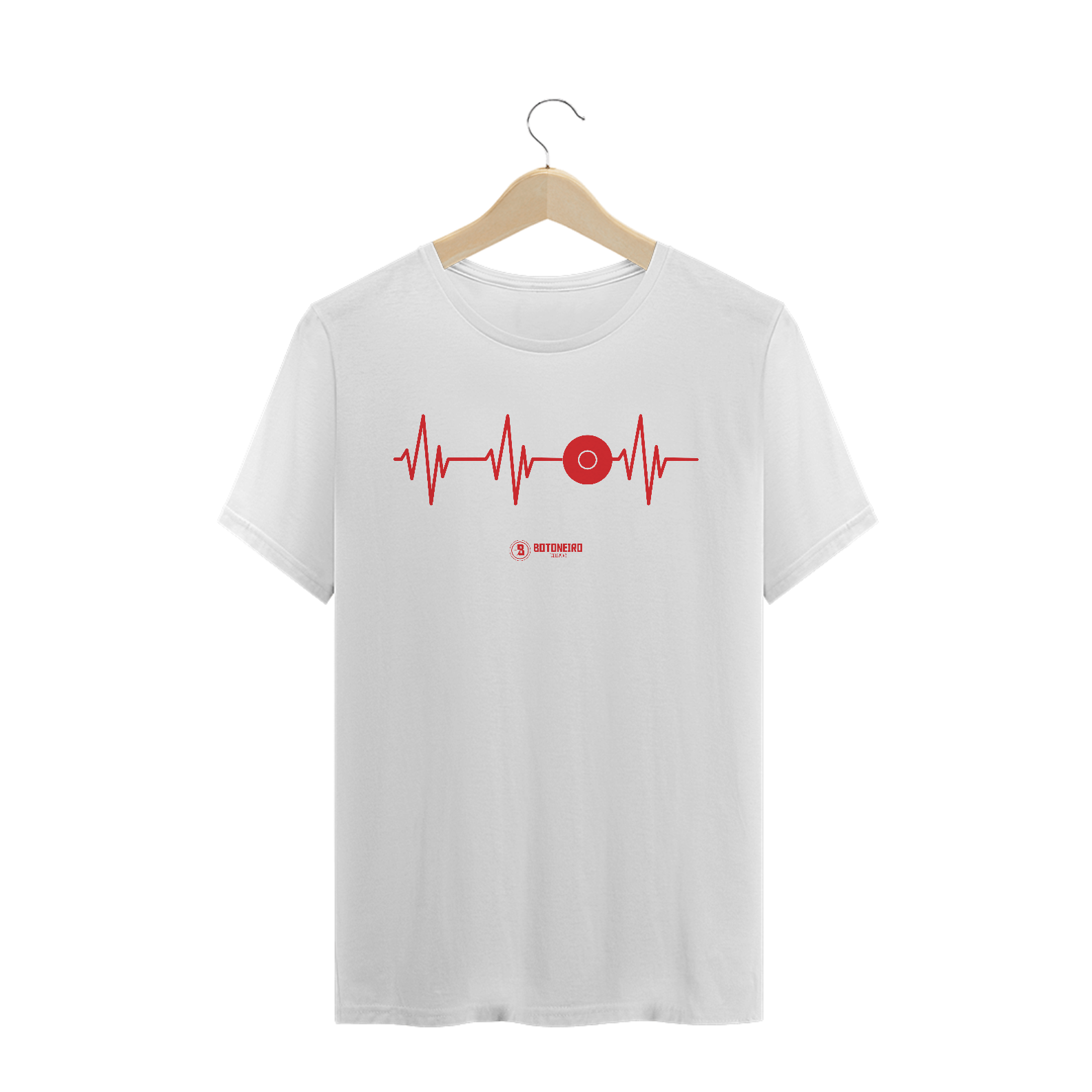 T-shirt Prime Eletrocardiograma Alvirrubro 2