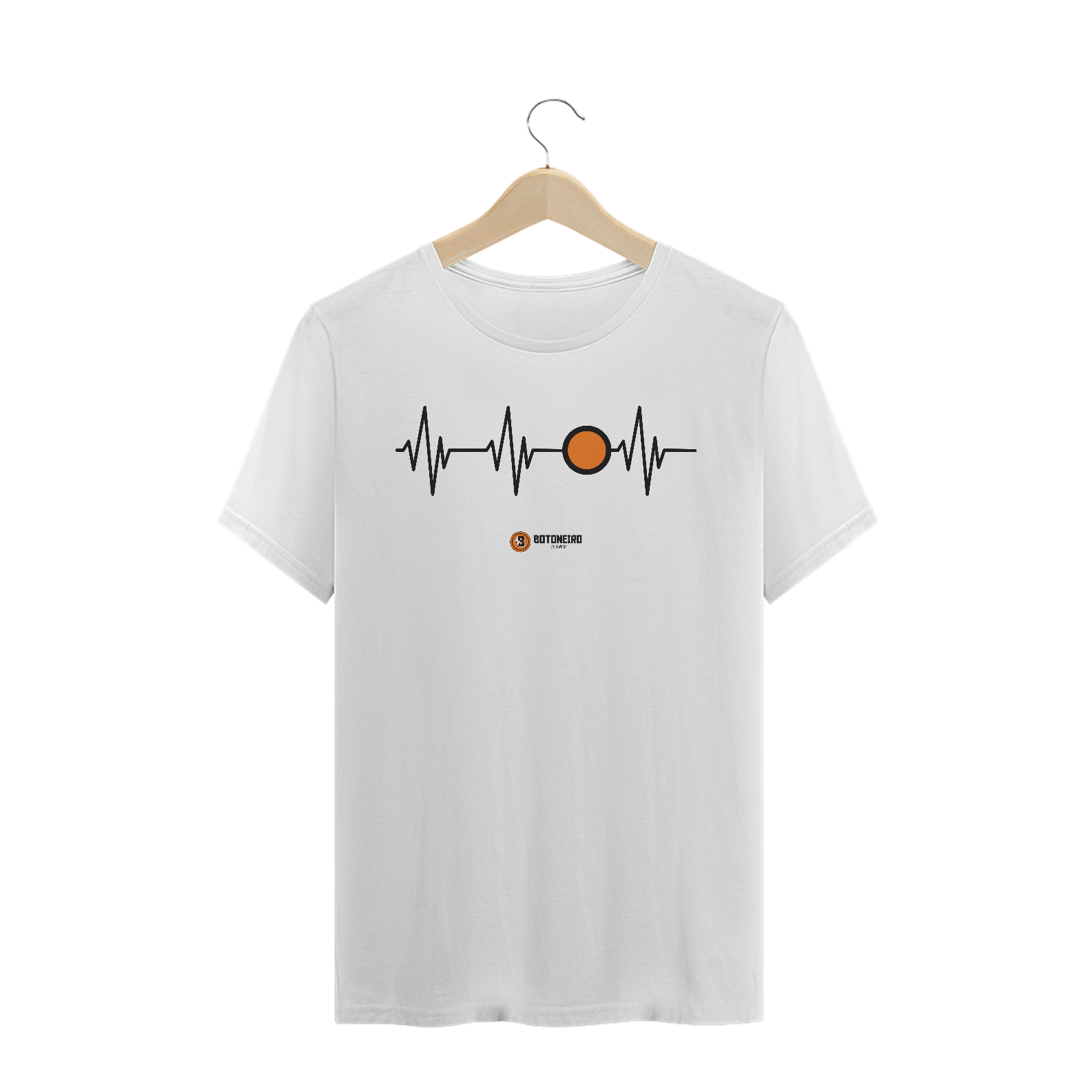T-shirt Prime Eletrocardiograma Laranja Mecânica