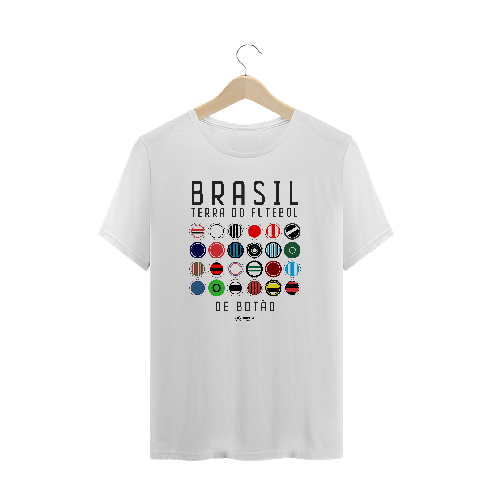 T-shirt Prime Brasil: Terra do Futebol de Botão