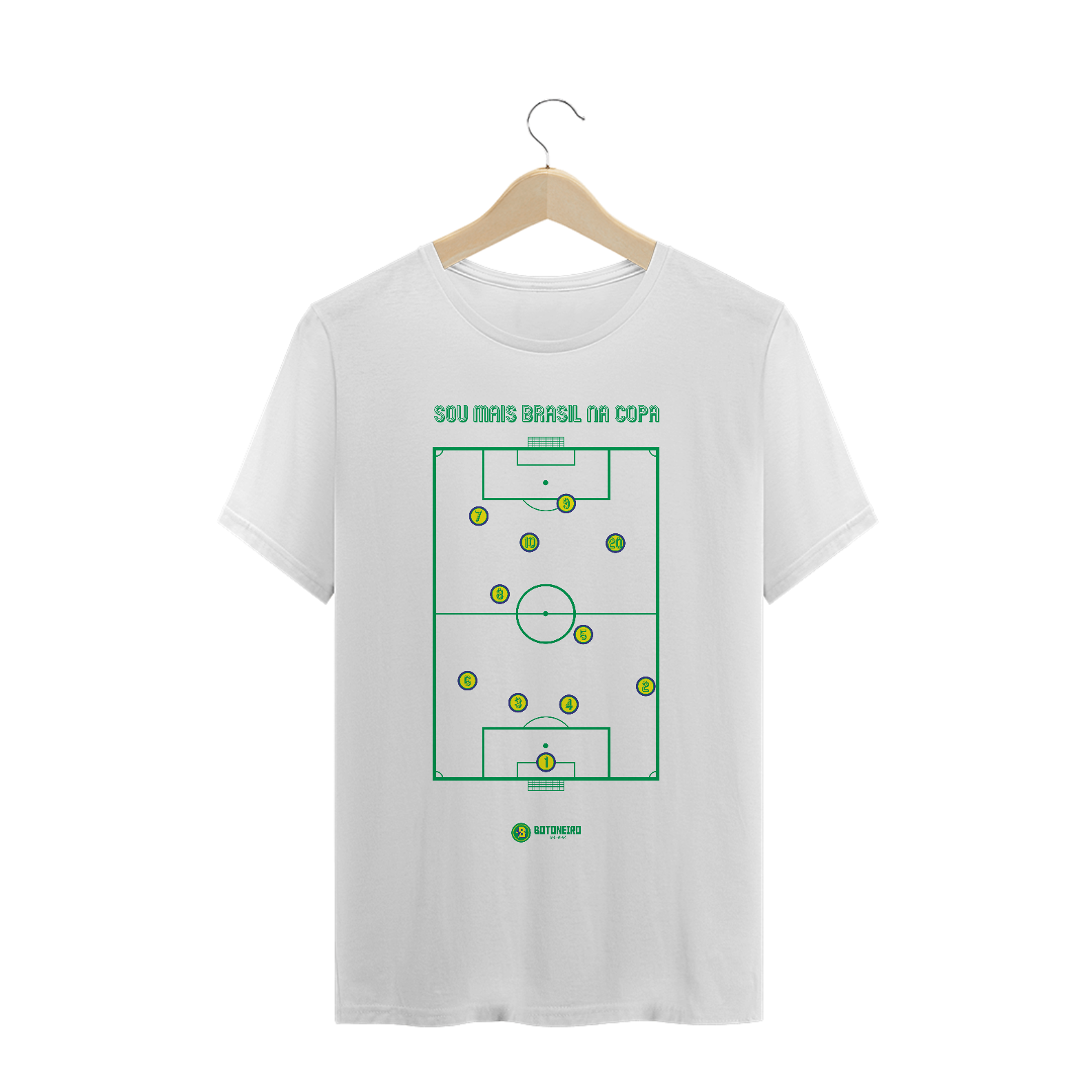 T-shirt Prime Sou Mais Brasil na Copa