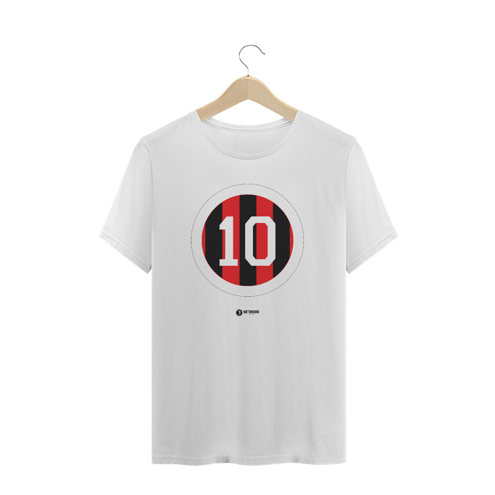 T-shirt Prime Botão Rubronegro 3