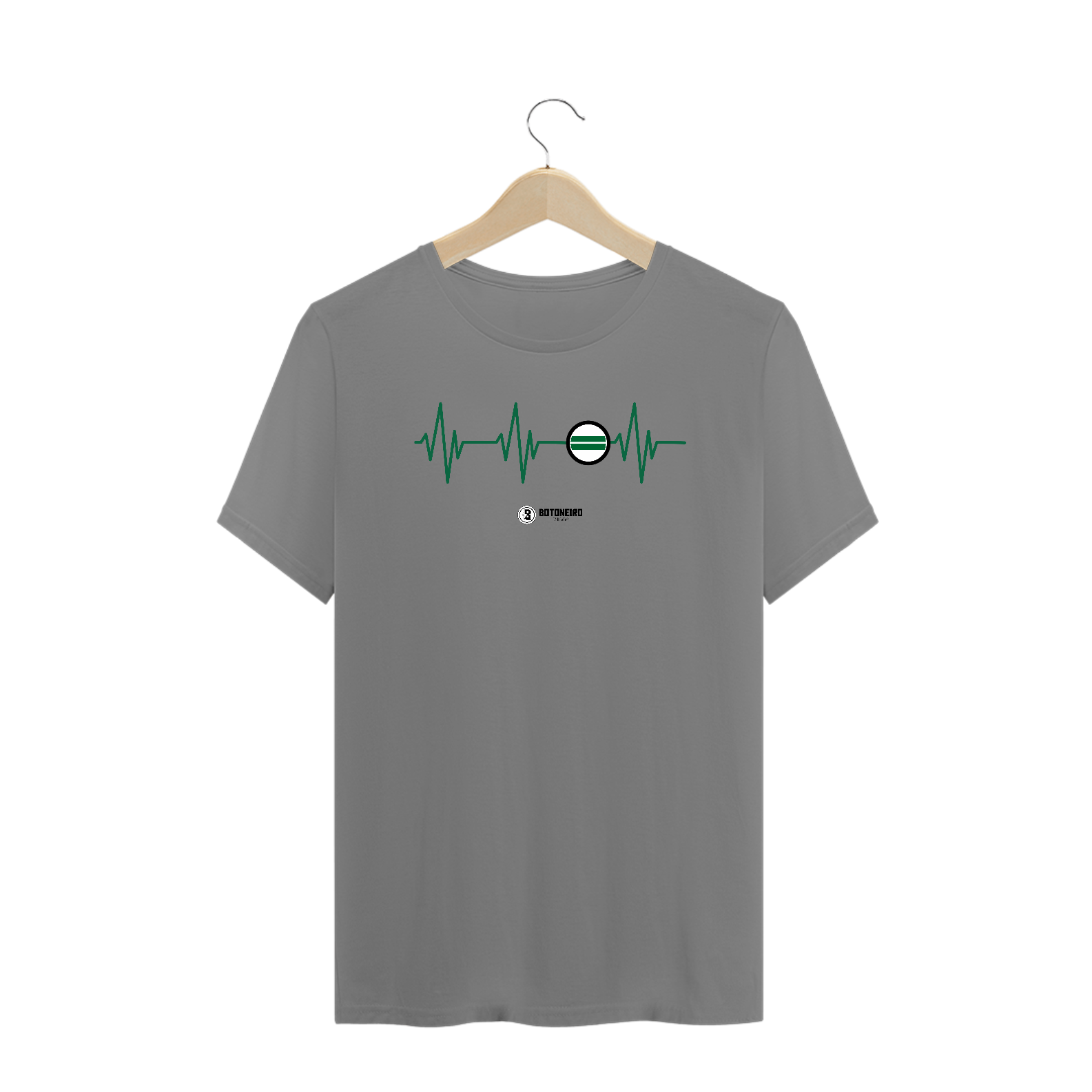T-shirt Plus Size Eletrocardiograma Alviverde