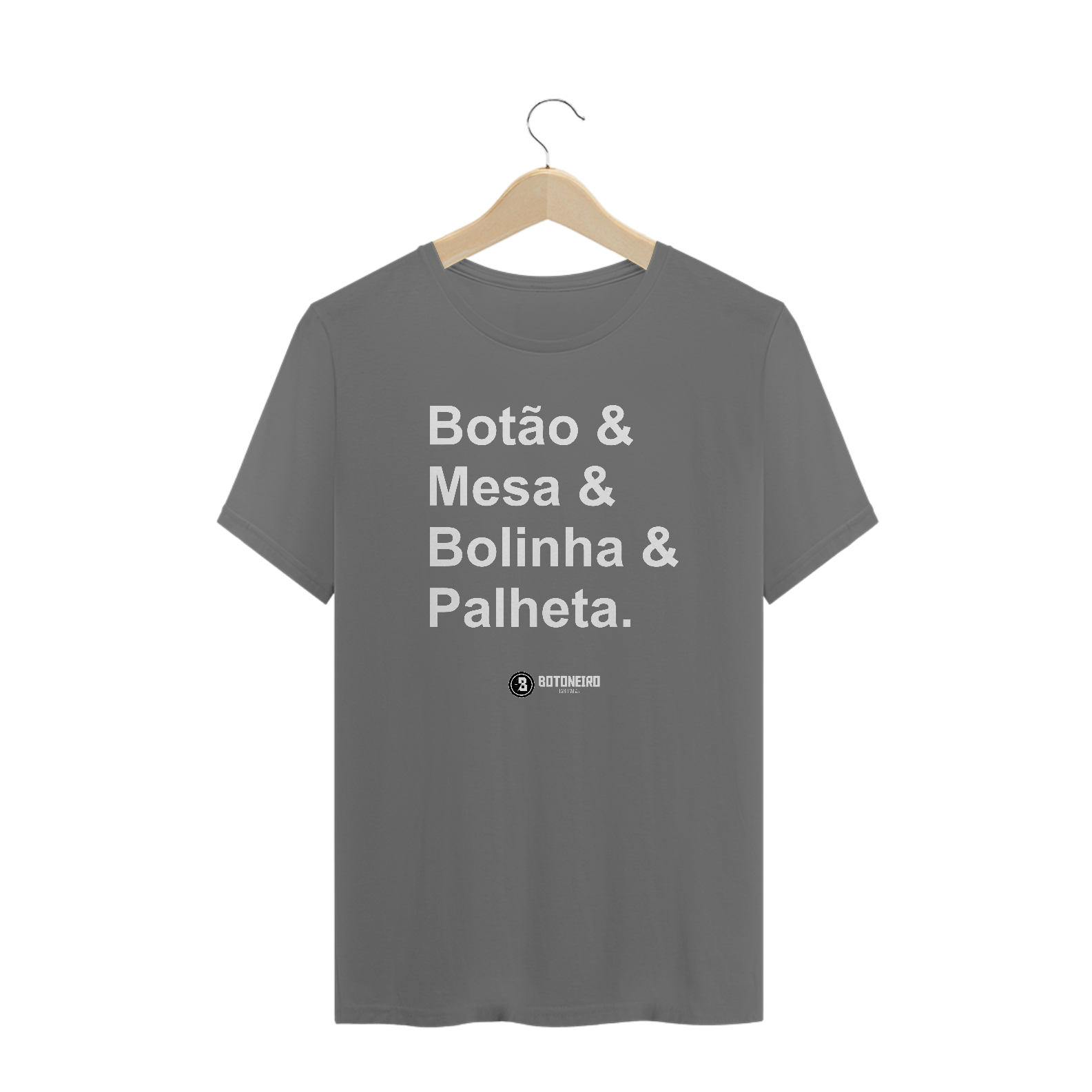 Camisa Botão, Mesa, Bolinha e Plaheta
