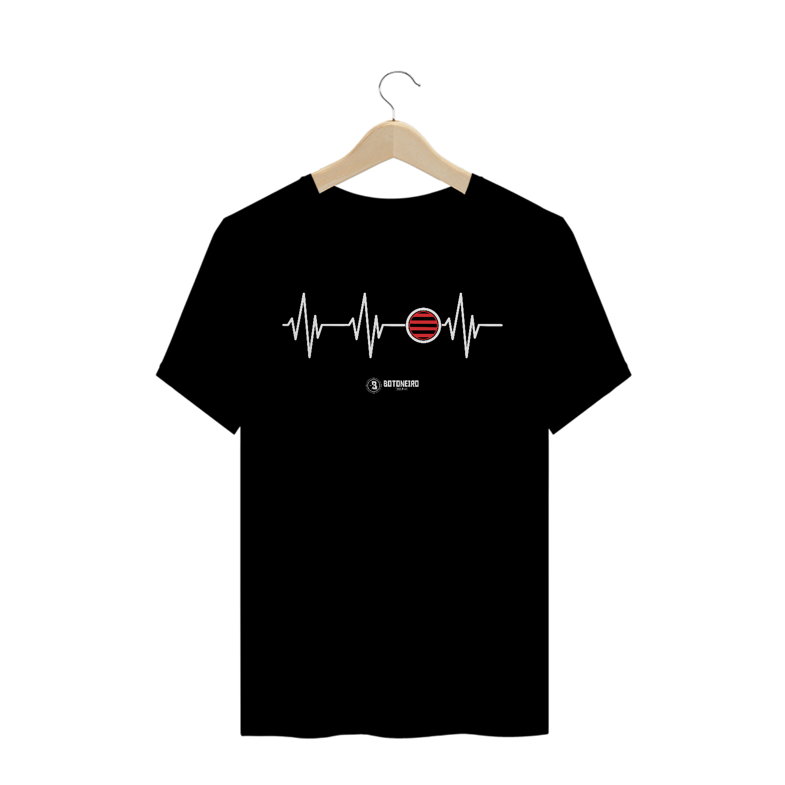 T-shirt Prime Eletrocardiograma Rubronegro 2