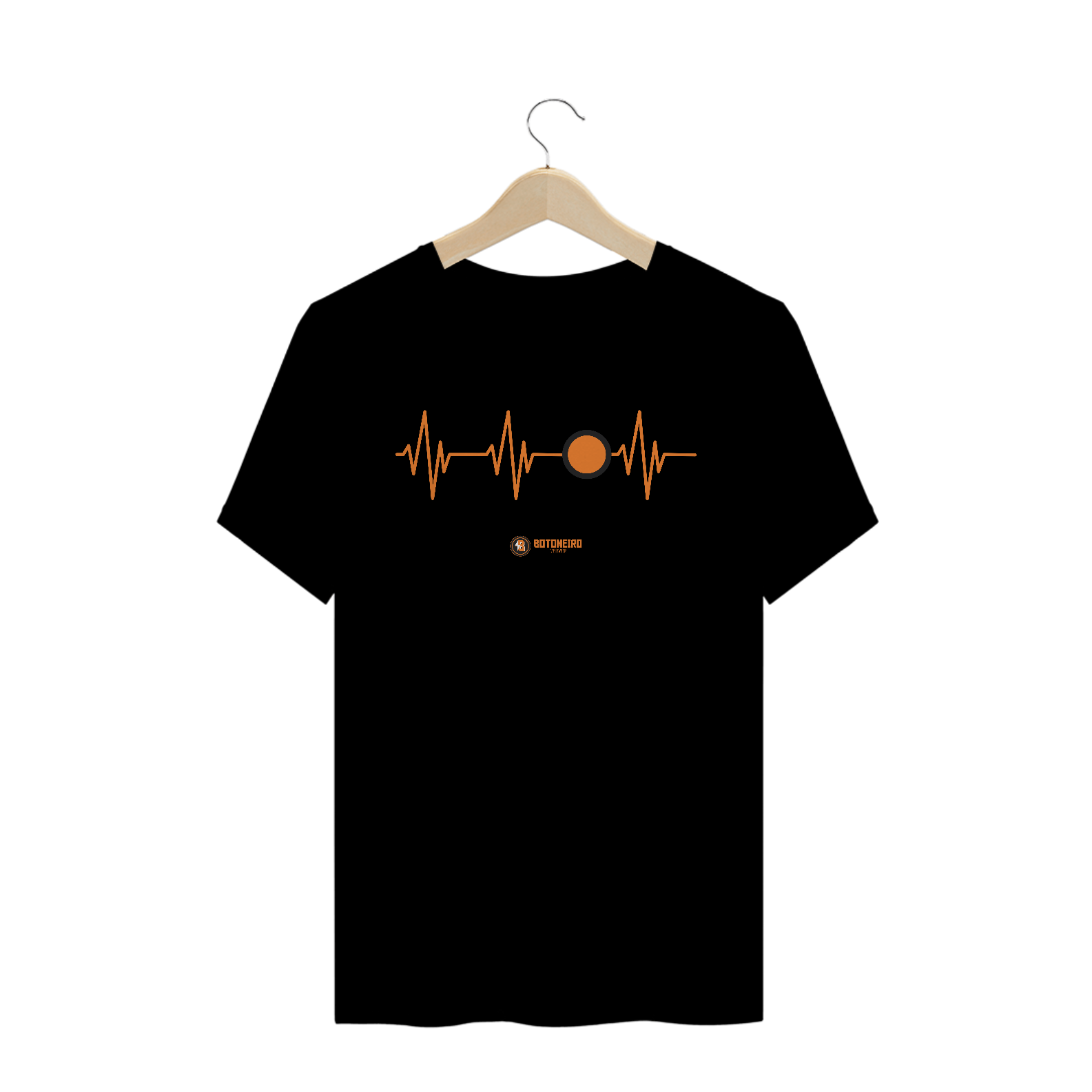 T-shirt Prime Eletrocardiograma Laranja Mecânica