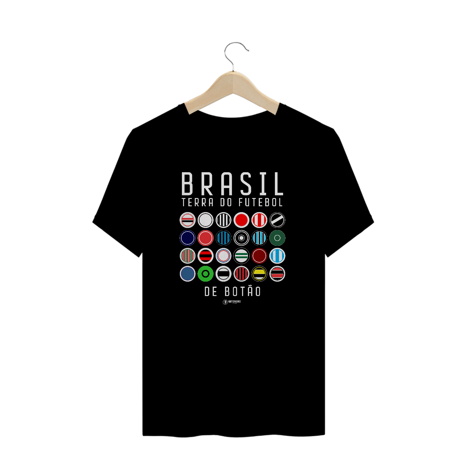T-shirt Prime Brasil: Terra do Futebol de Botão