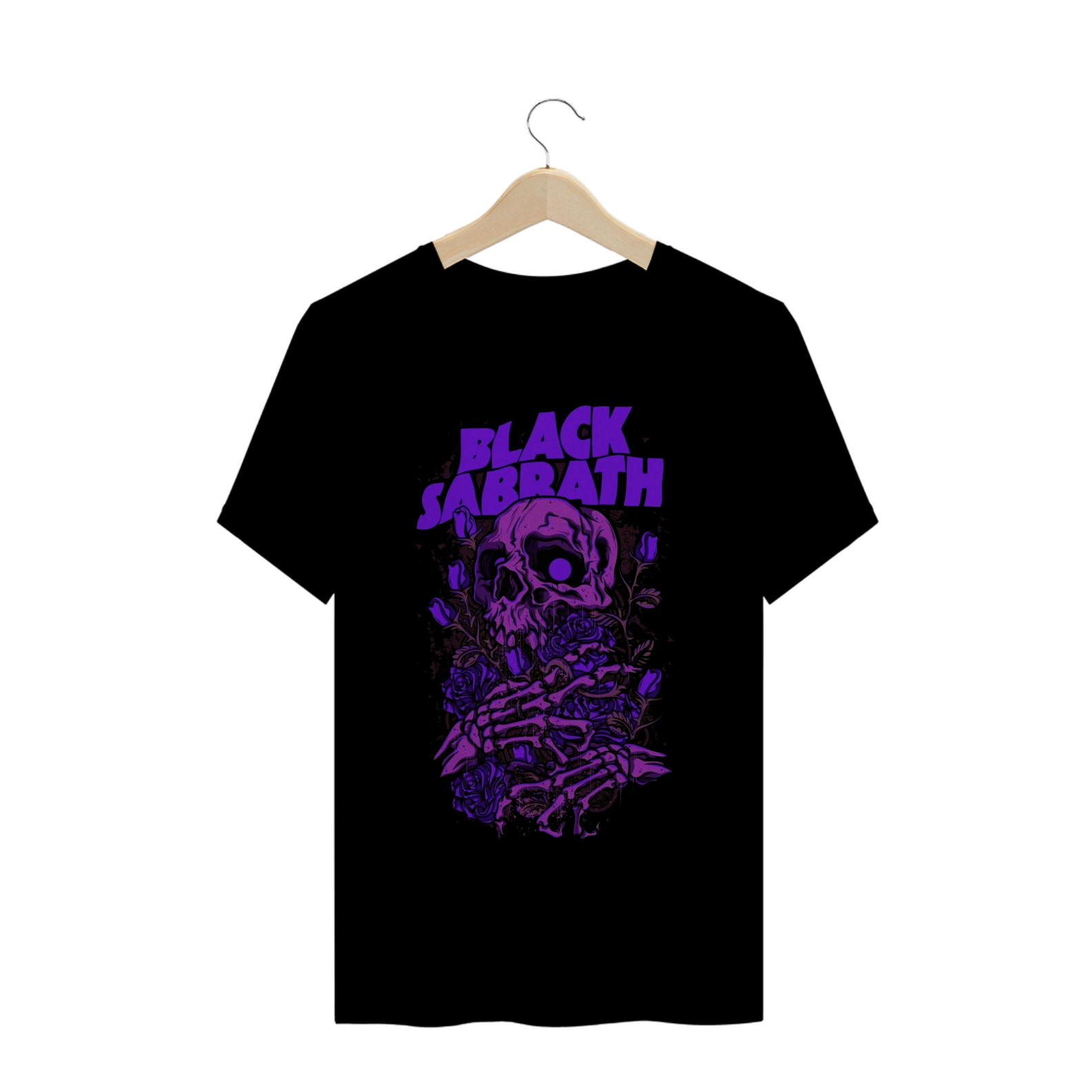 Camiseta Premium Black Sabbath Skull 