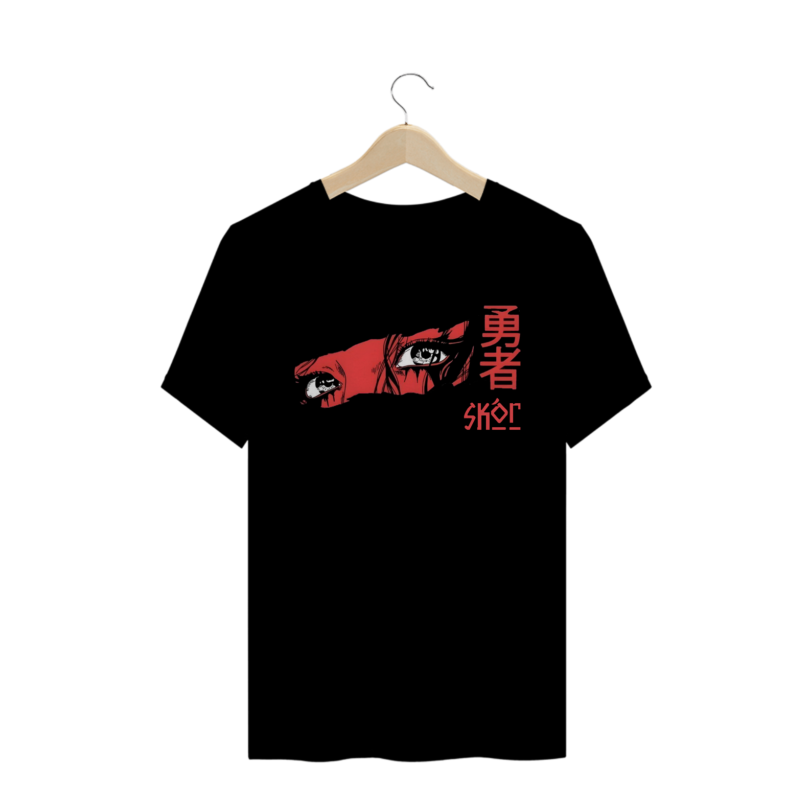 Camiseta Premium Olhos de Gueixa