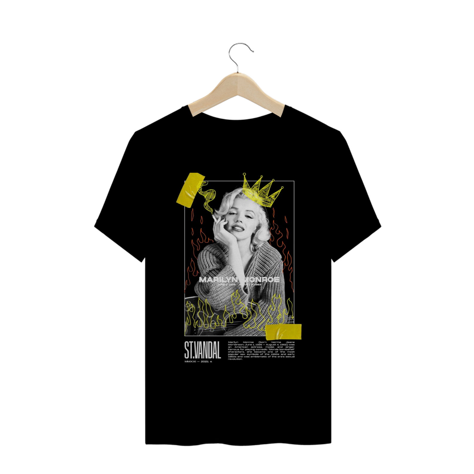 Camiseta Quality Unissex  King Marilin Monroe