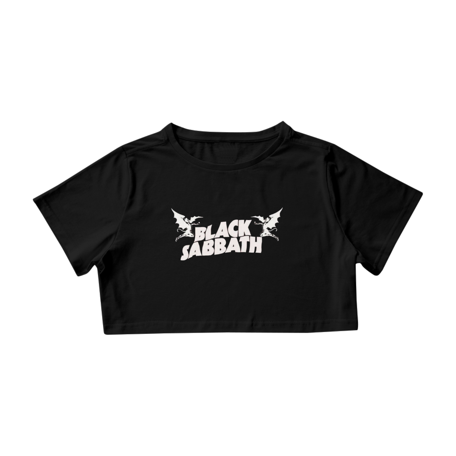 Camiseta Cropped Black Sabbath 