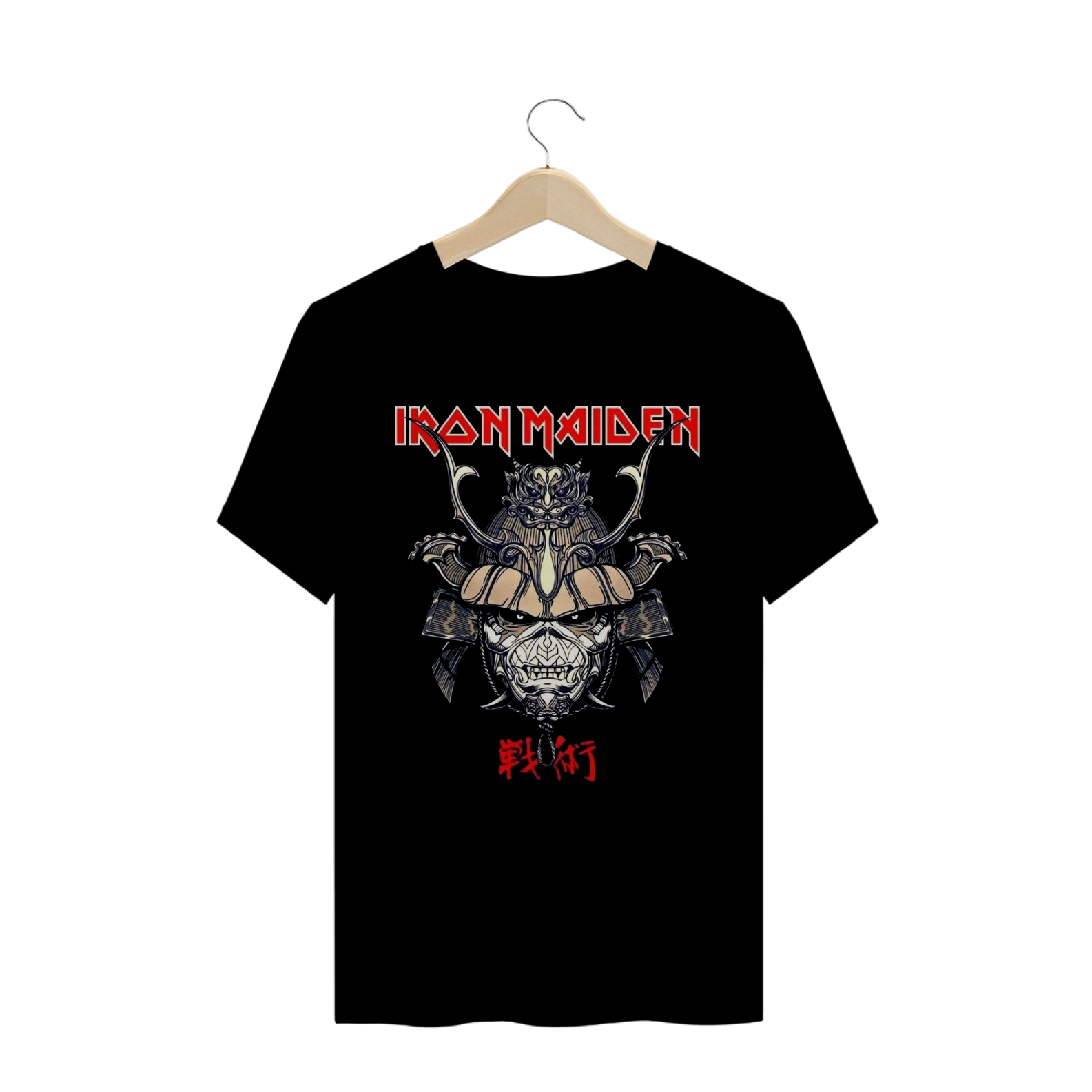 Camiseta Premium Iron Maiden Eddie Samurai 