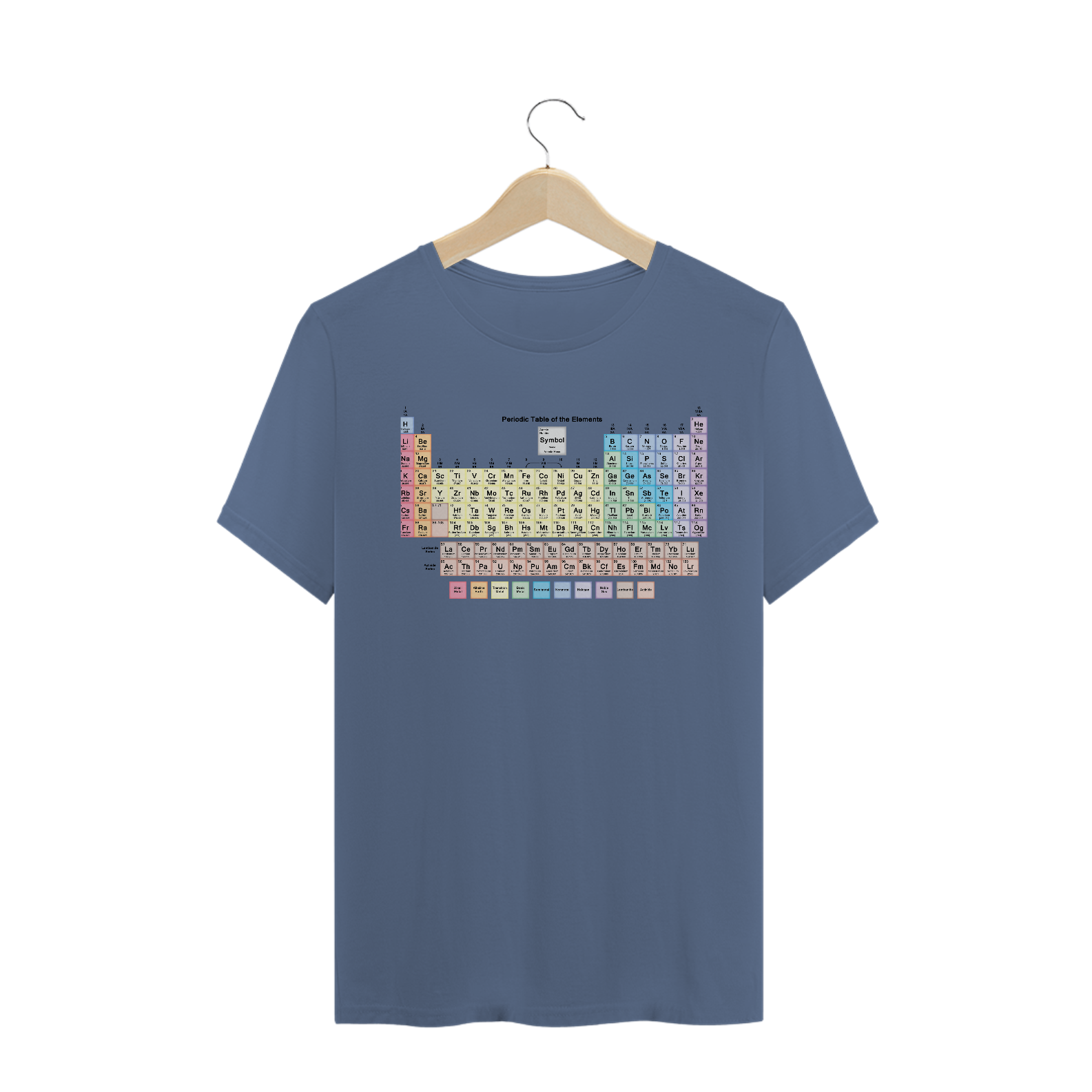 Nome do produto: CAMISETA MASC TABELA PERIÓDICA