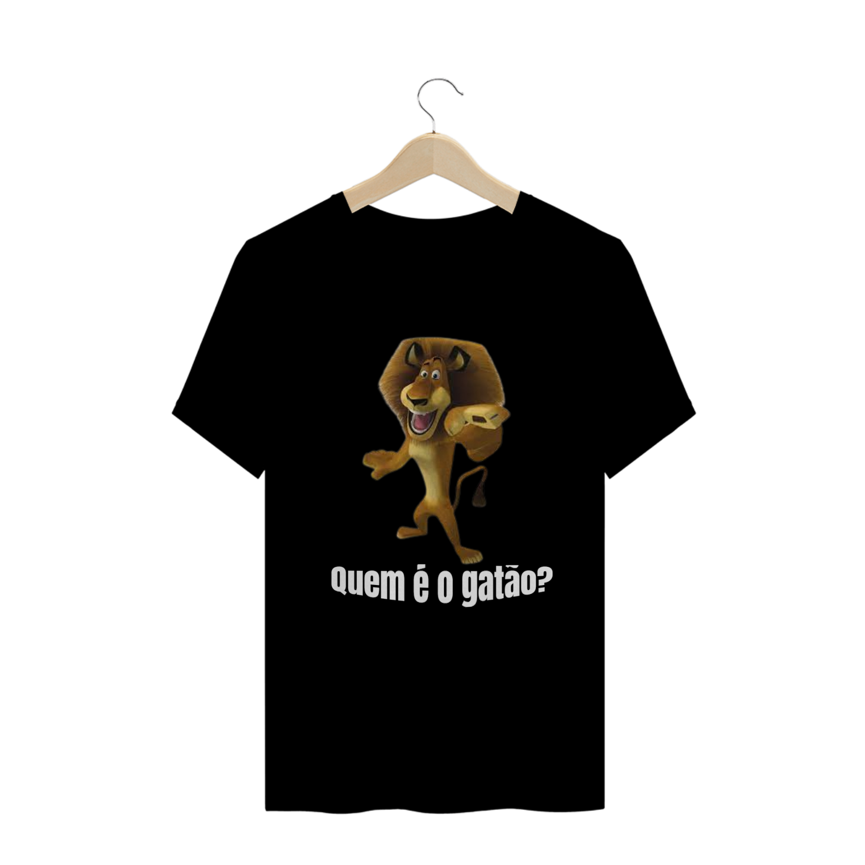 Camiseta Madagascar quem é o gatão