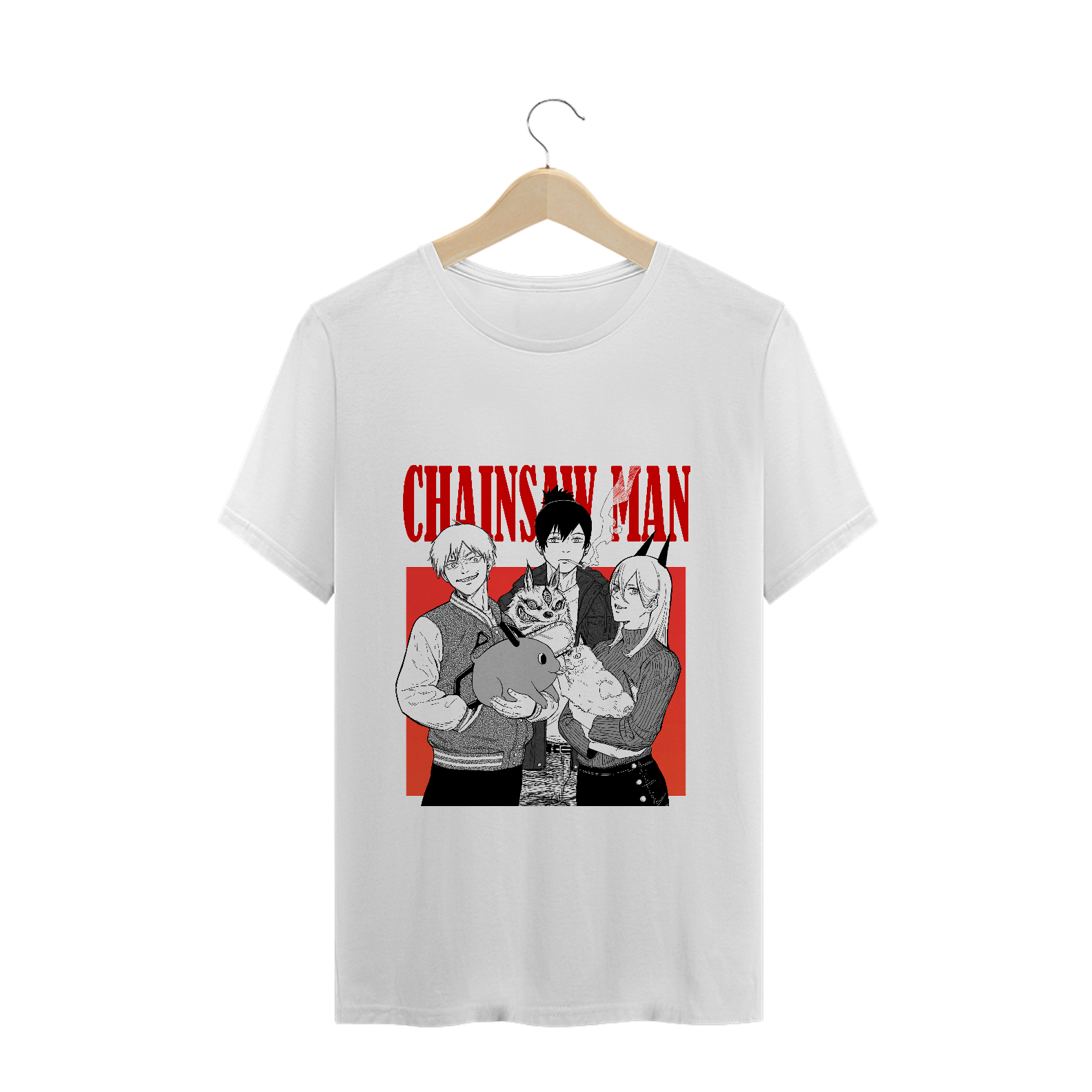 Nome do produto: Camiseta Chainsaw Man - Tecido Prime