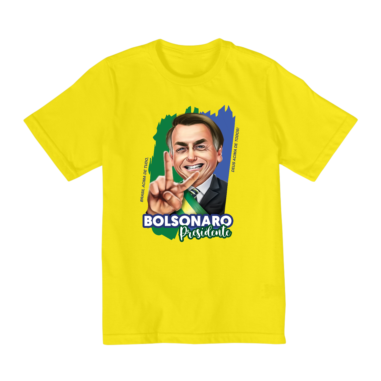 CAMISETA PRESIDENTE BOLSONARO - INFANTIL 10 À 14 ANOS