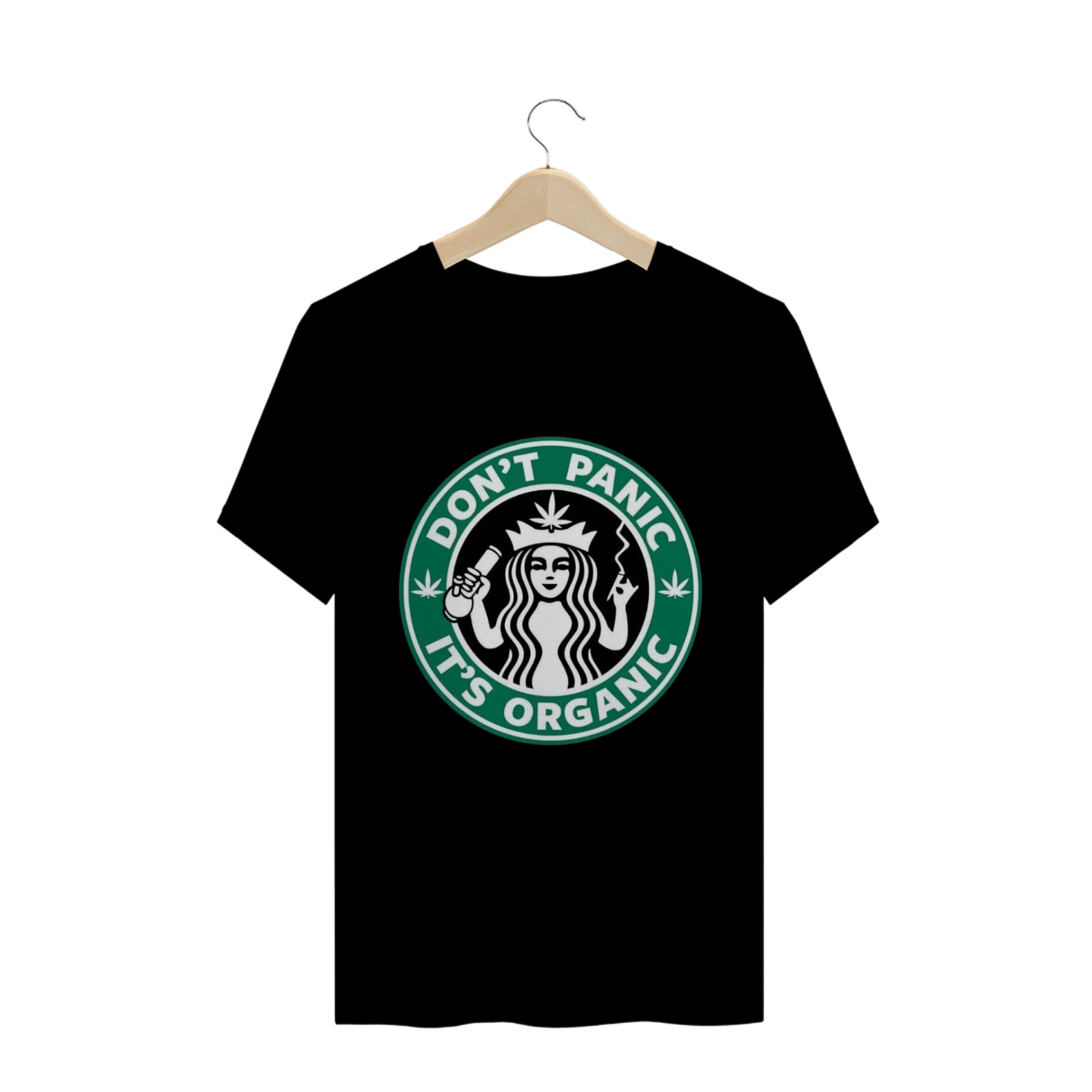 T-shirt don't panic it1s organic