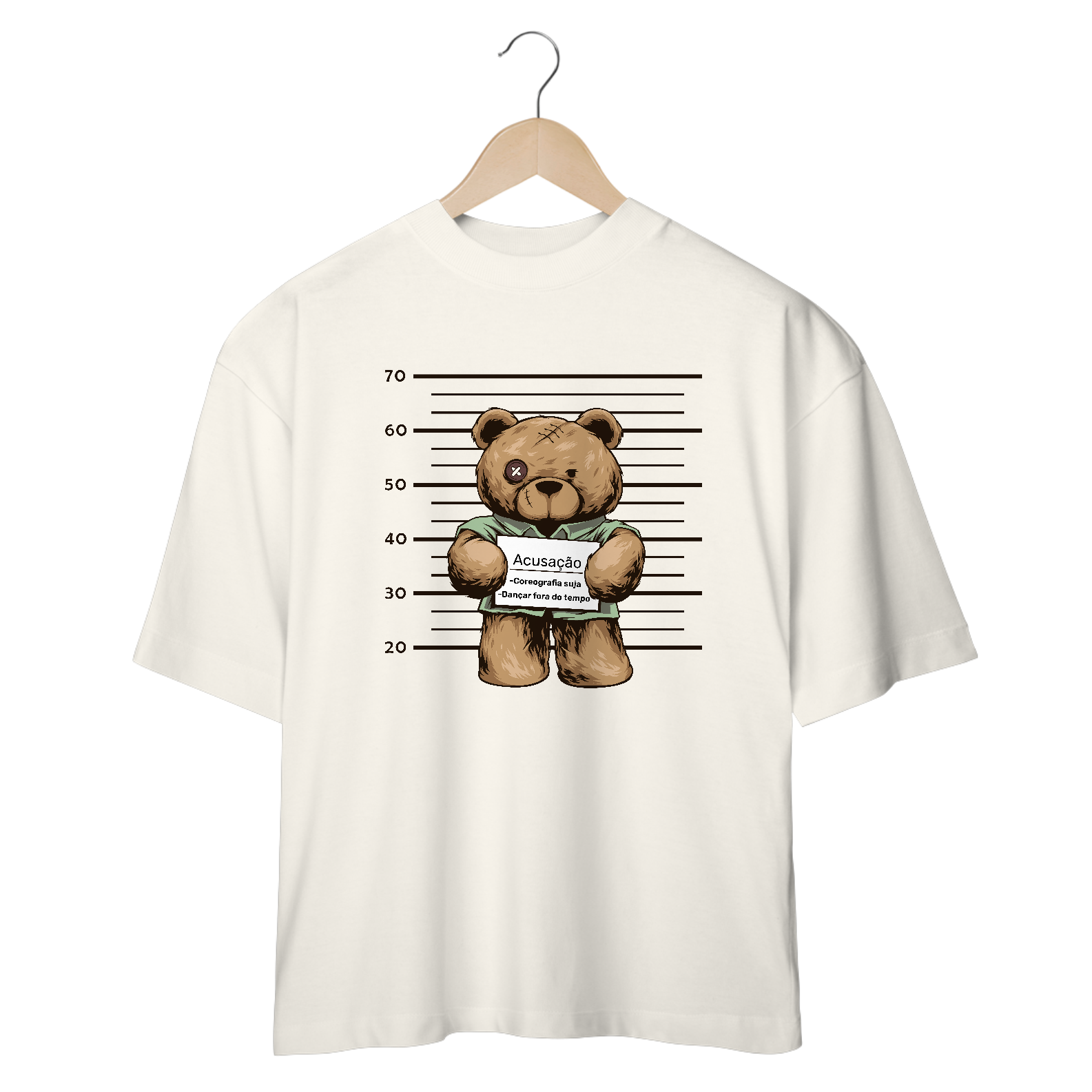 Oversize Urso Acusado
