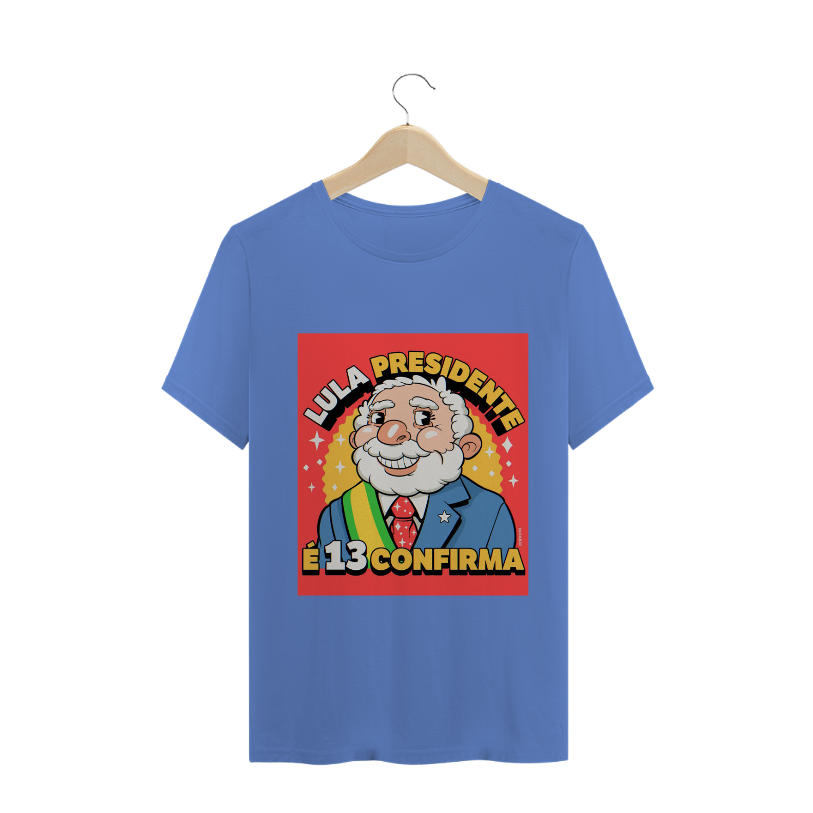Nome do produto: Camisa - Vote 13 é Lula 