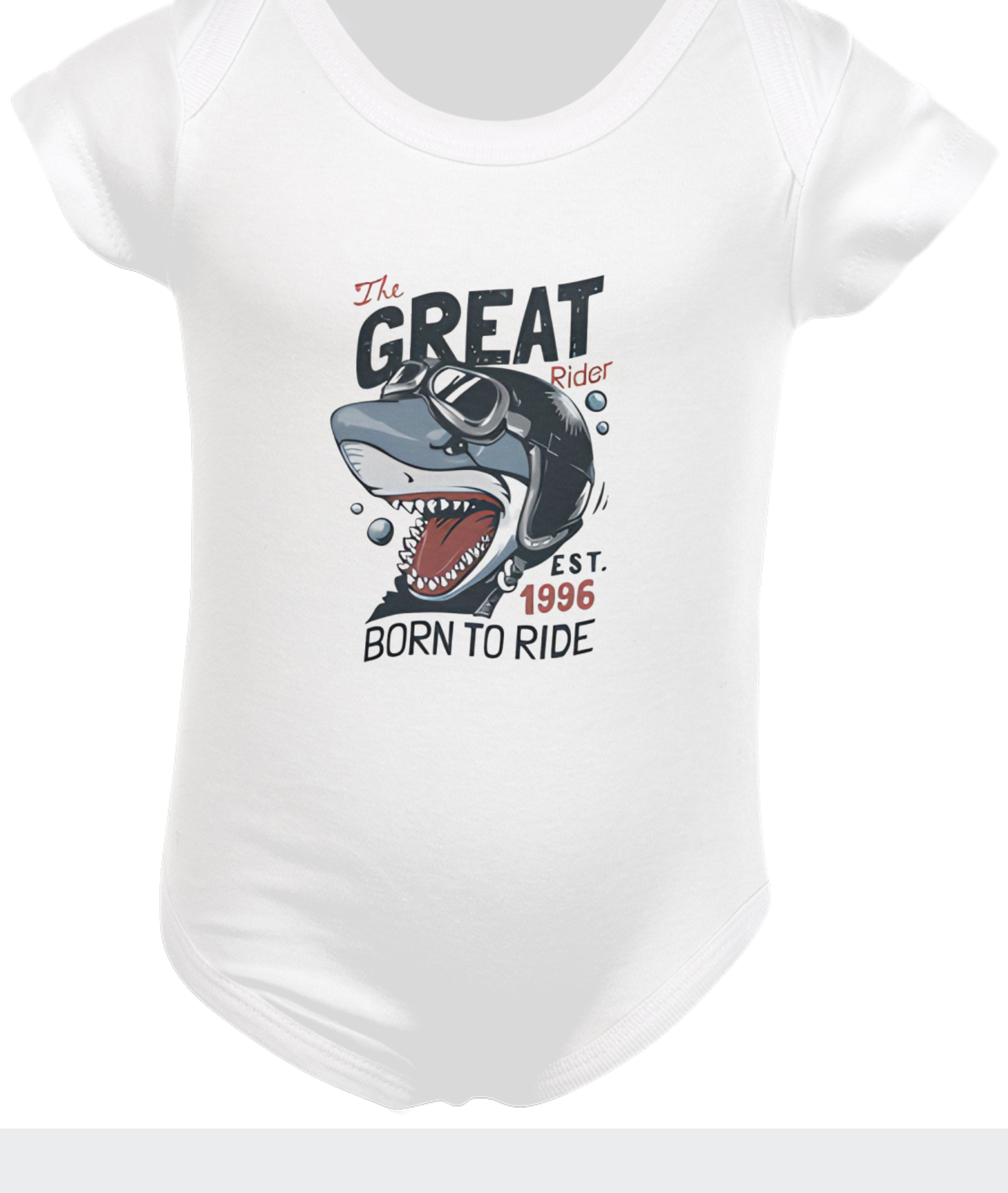 Nome do produto  body infantil tubarao