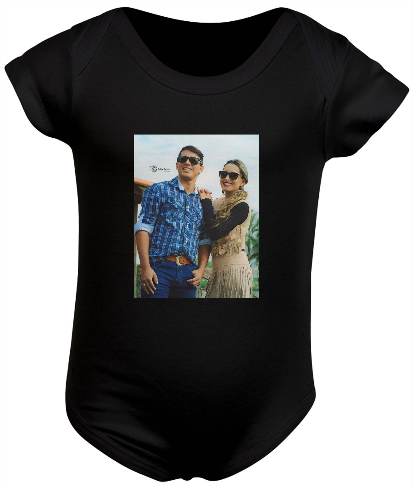 Nome do produto  body personalizado infantil casal