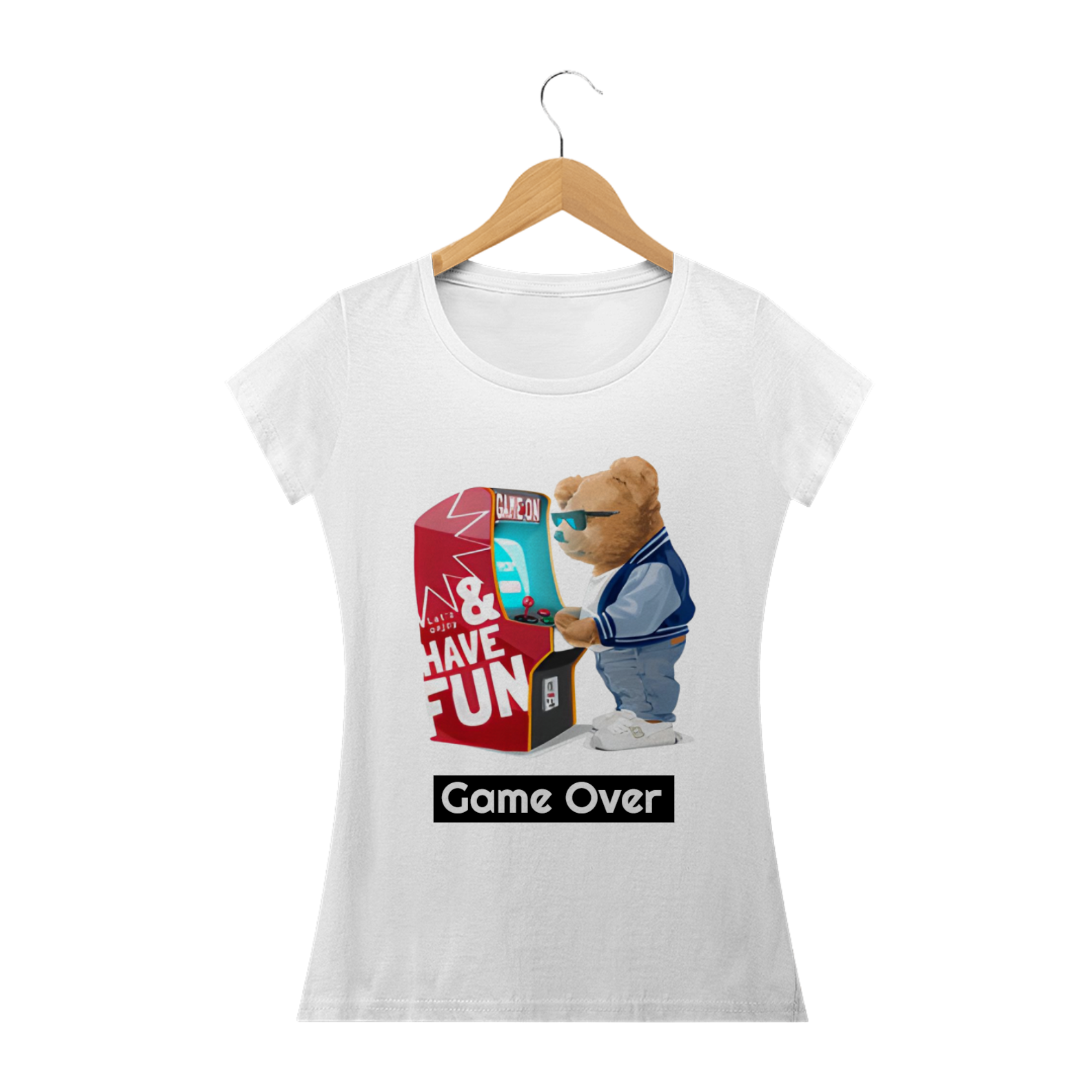 Nome do produto  camisa game over