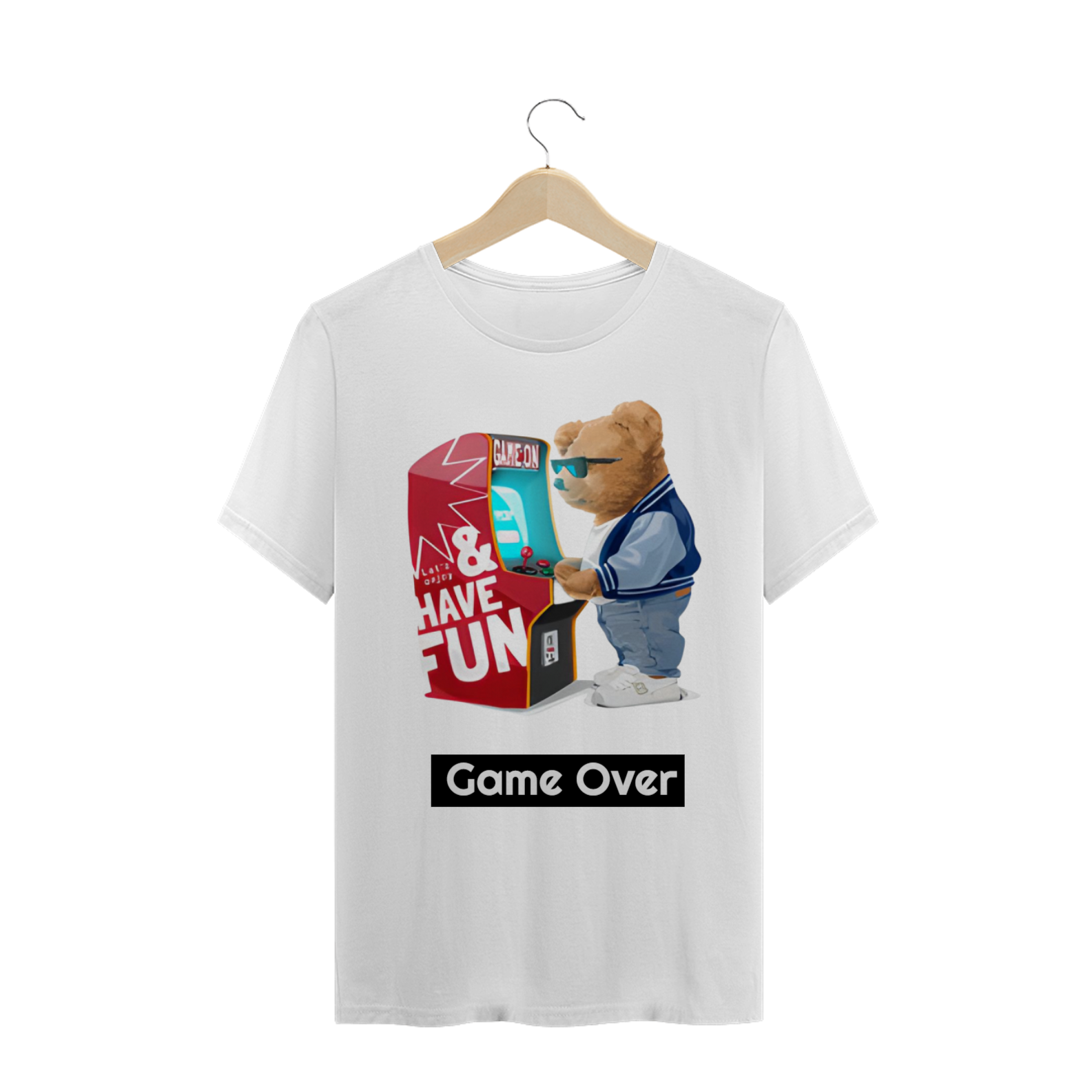 Nome do produto  camisa game over