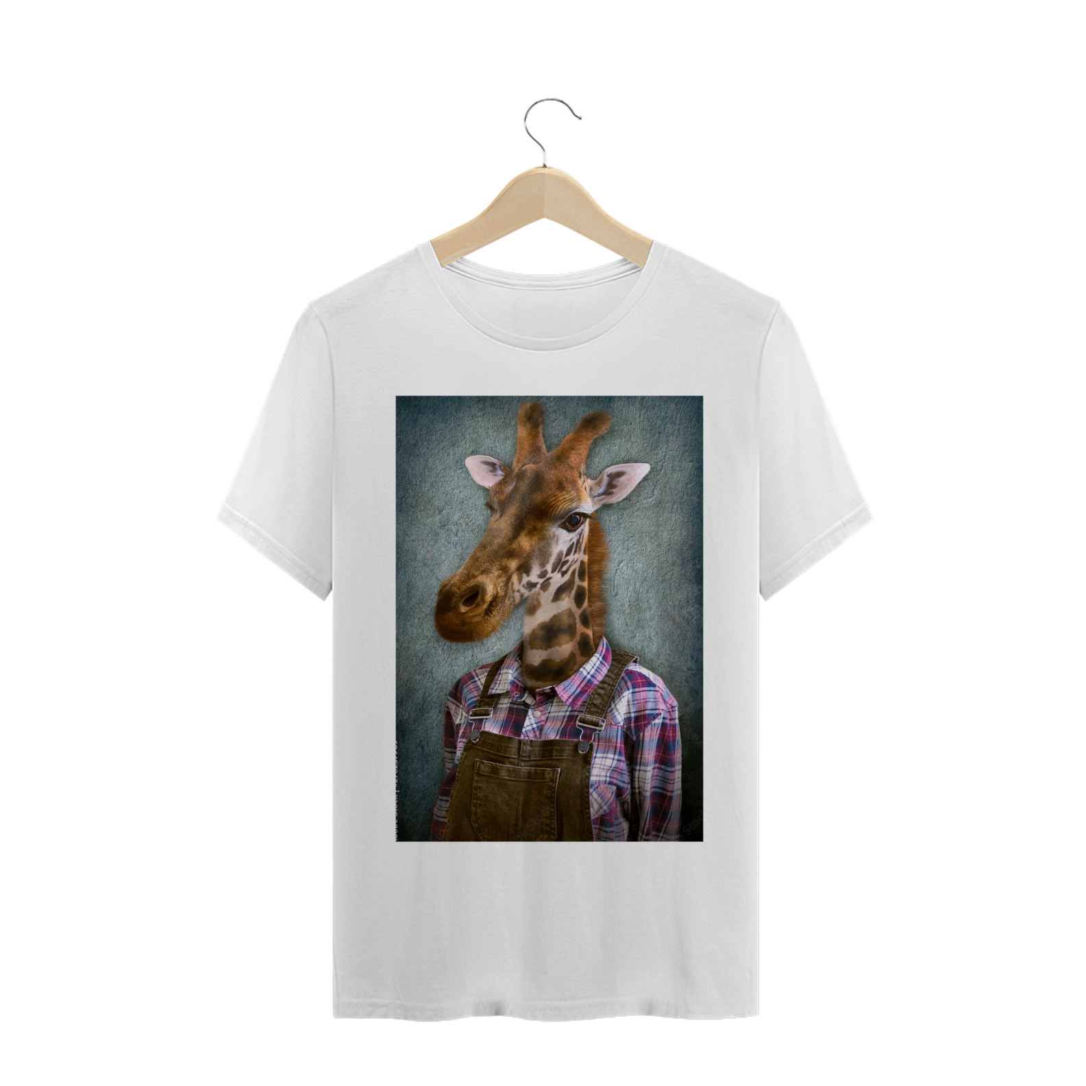 Nome do produto  camiseta human giraffe