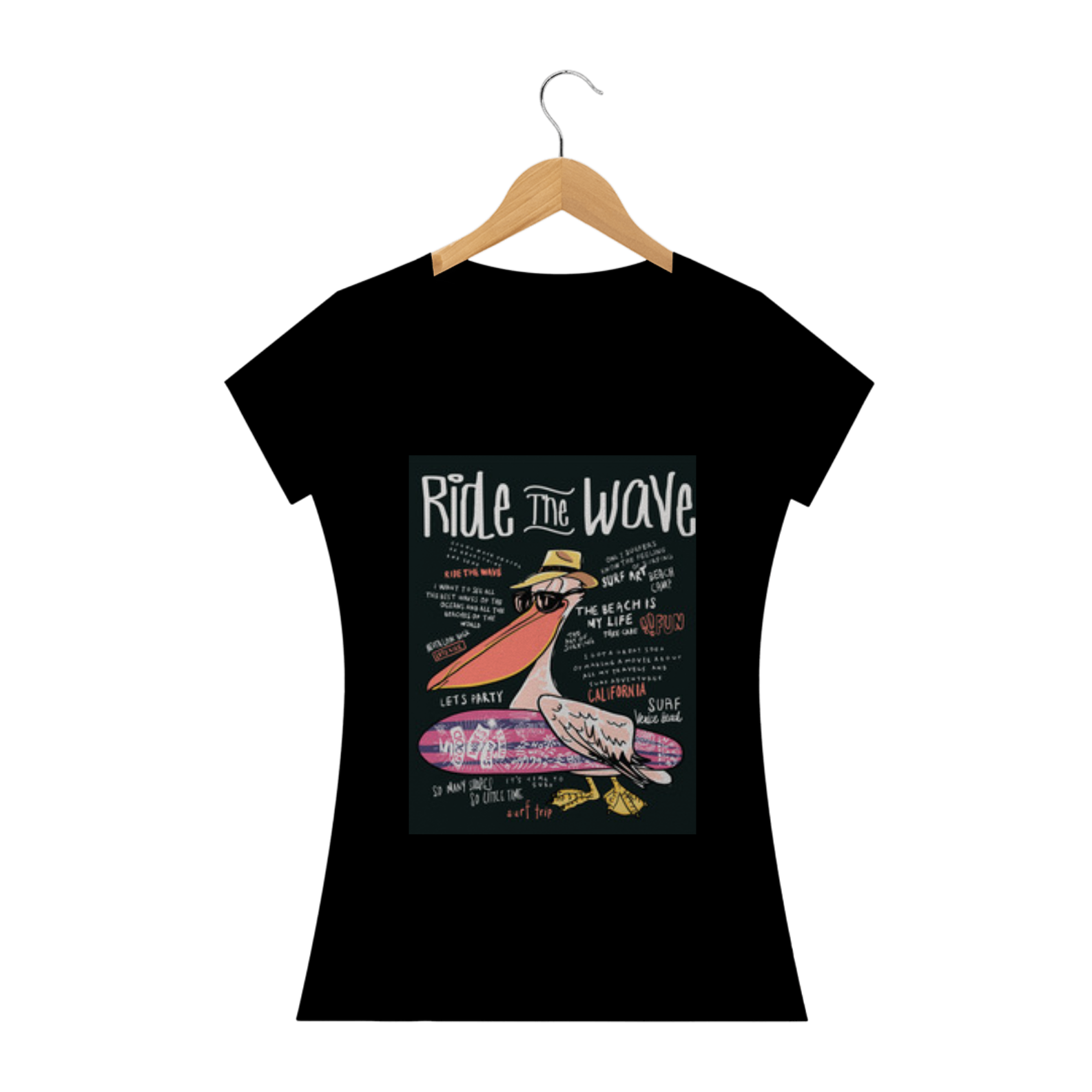 Nome do produto  camiseta ride the wave