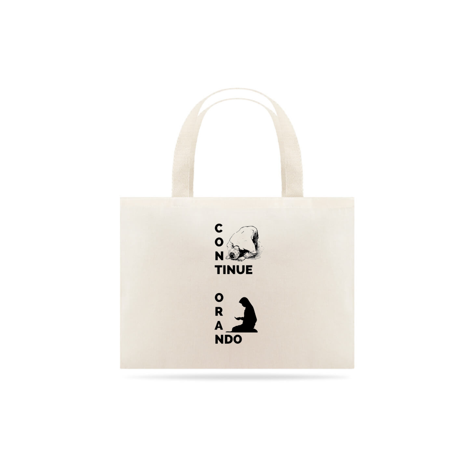 SACOLA ECO BAG GRANDE - CONTINUE ORANDO
