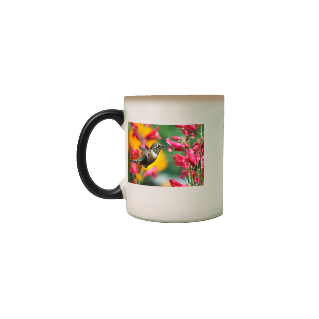 Nome do produto: CANECA MÁGICA COM ESTAMPA INVISÍVEL QUE APARECE AO COLOCAR LÍQUIDO QUENTE