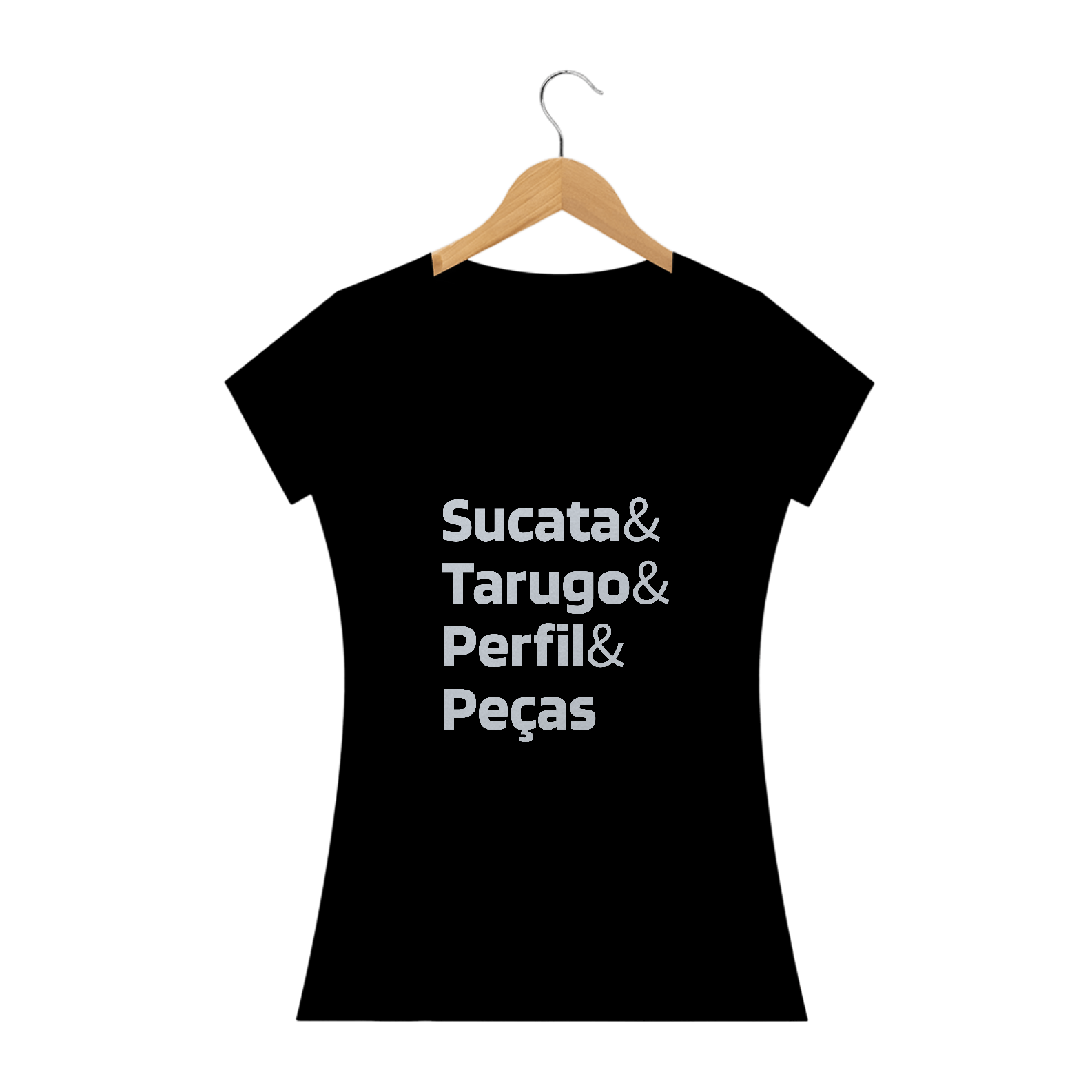 Camiseta Fem. Produtos (Preto)