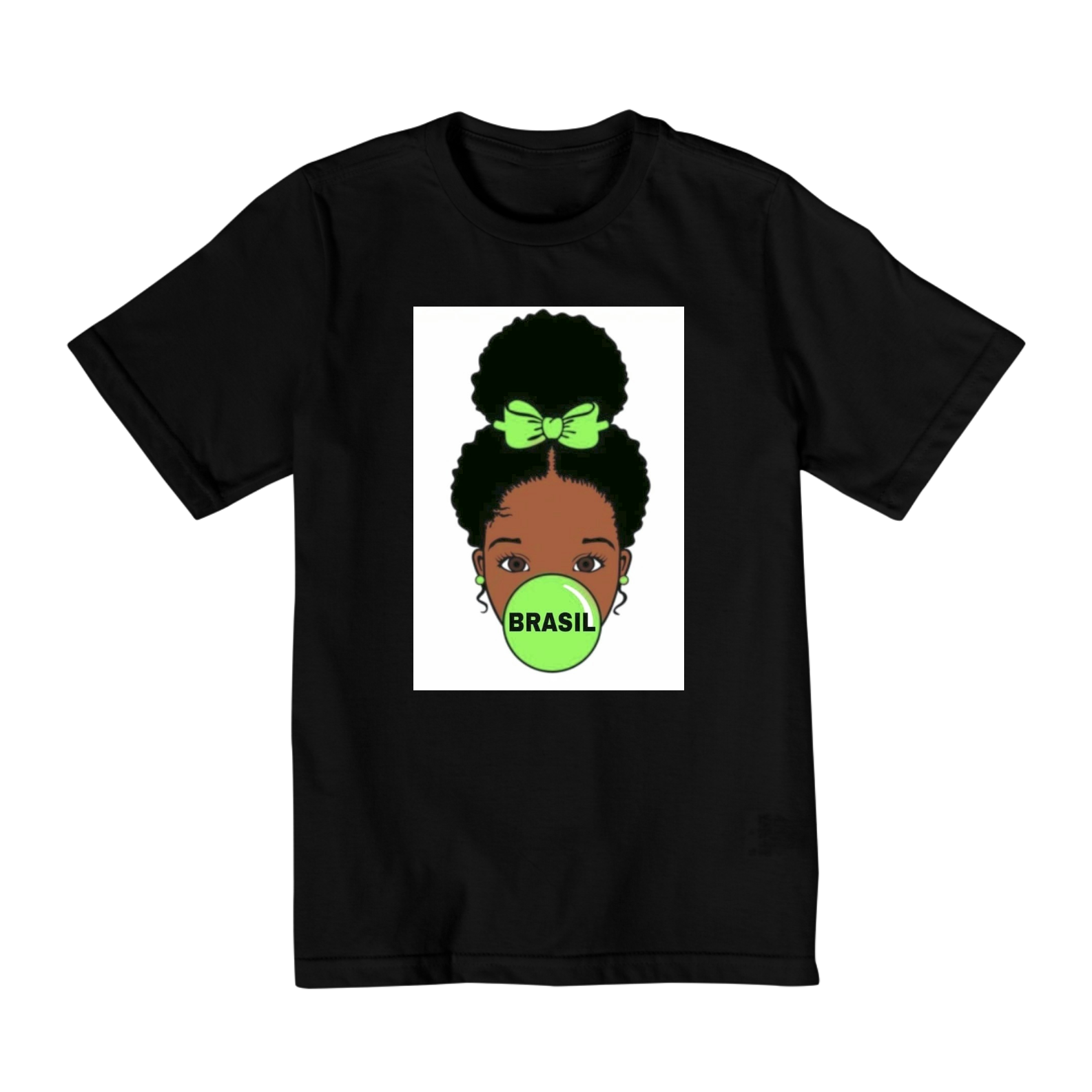 Camiseta menina Chiclete Brasil