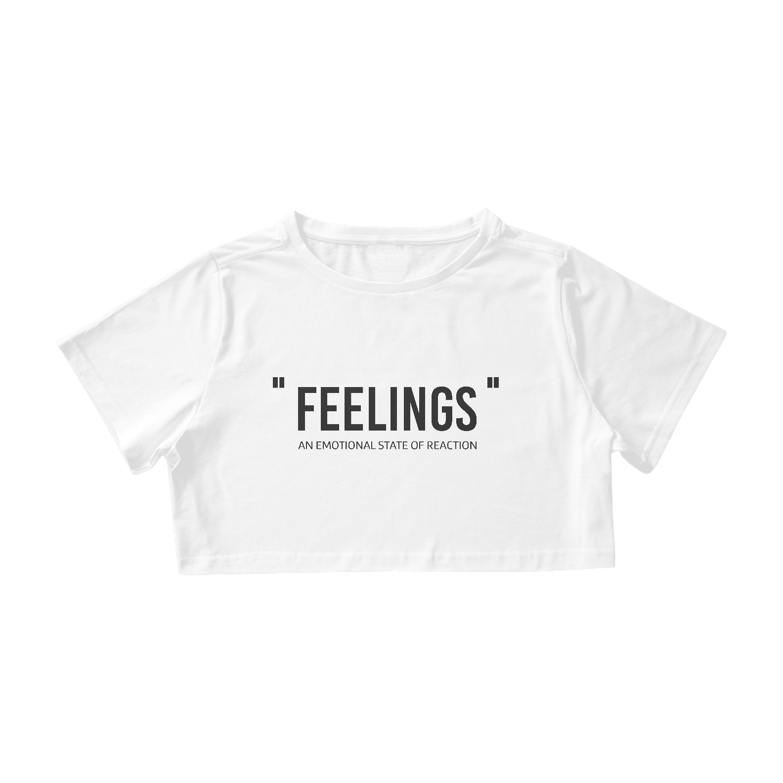 CROPPED FEELINGS WHITE