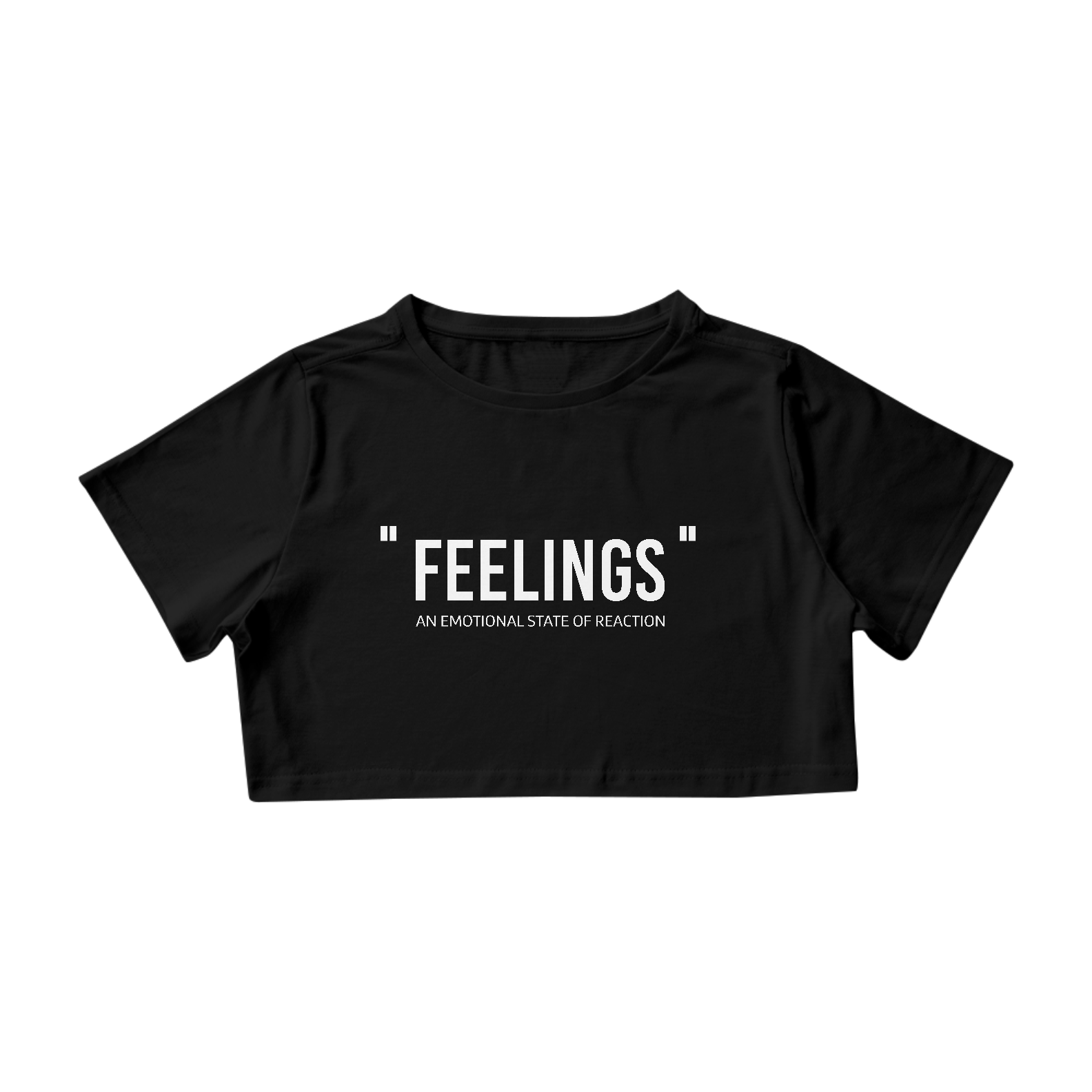 CROPPED FEELINGS BLACK