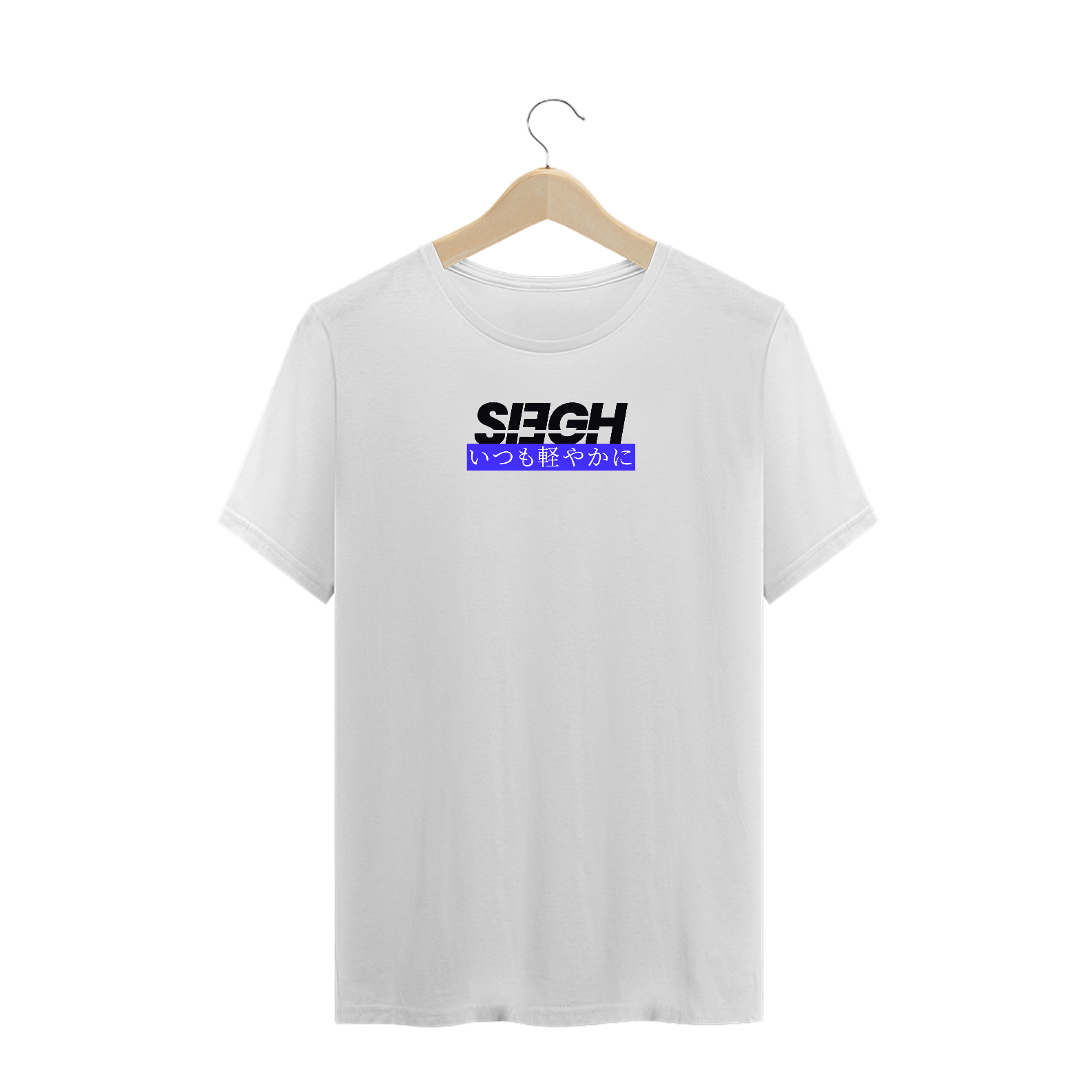 CAMISETA PLUS SIZE SIEGH JAPAN SLOGAN