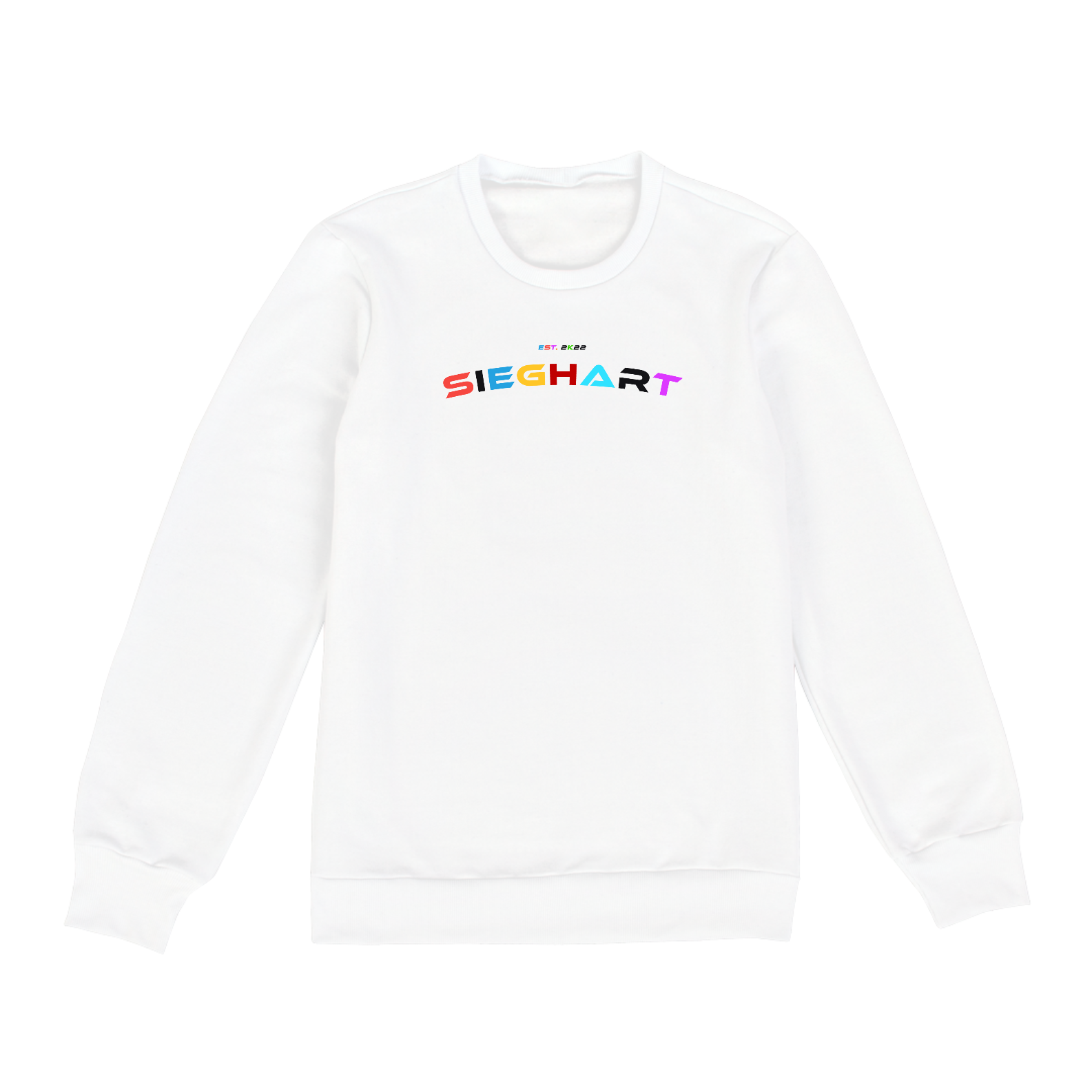 BLUSÃO SIEGHART RAINBOW LOGO WHITE