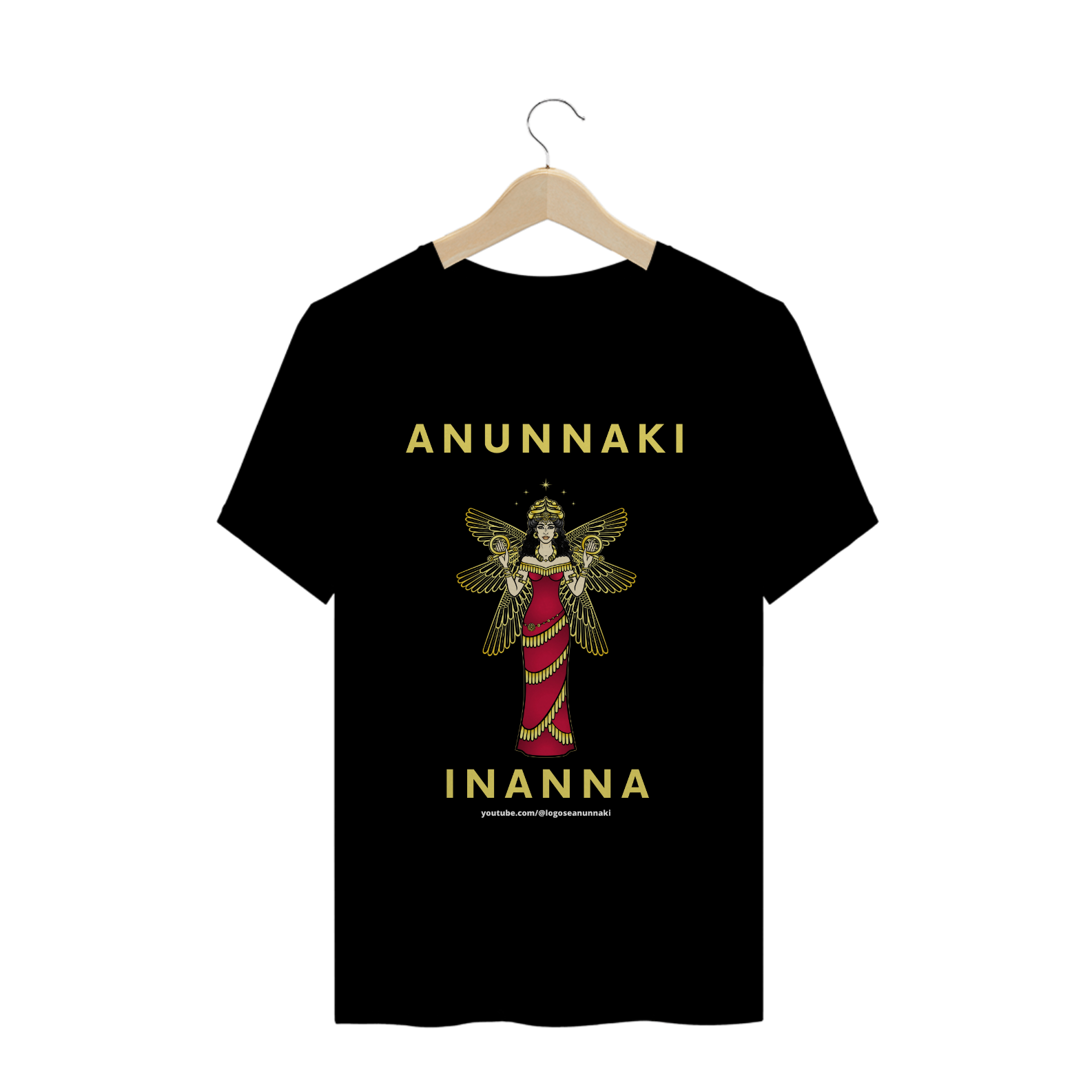 Nome do produto  Camiseta Anunnaki Inanna cor preta