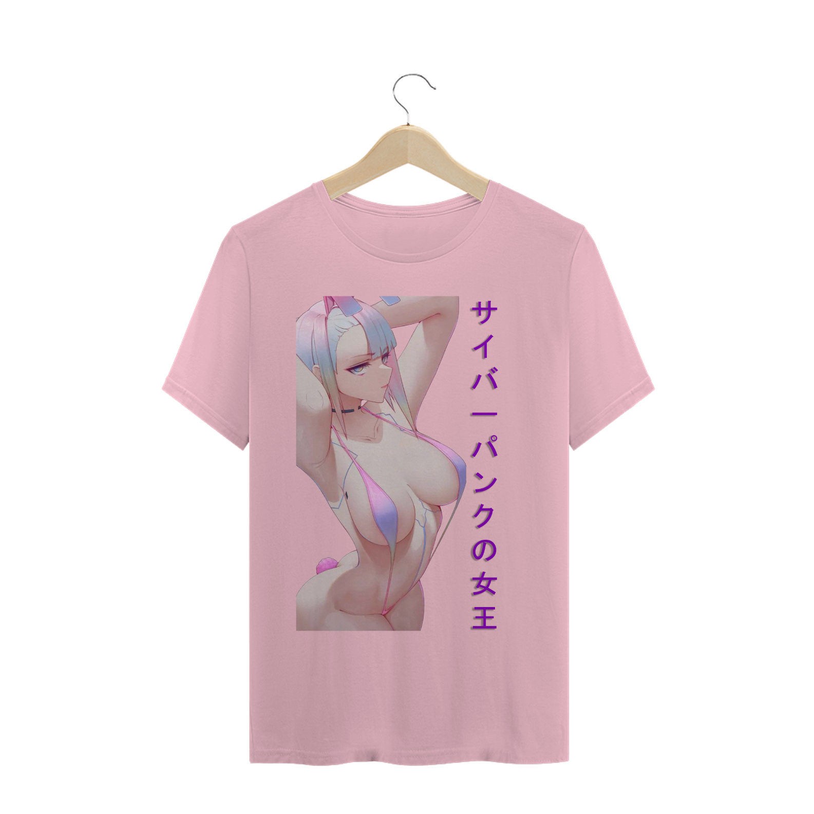 Camisa Cyberpunk Edgerunners: Lucy- Rainha do Cyberpunk