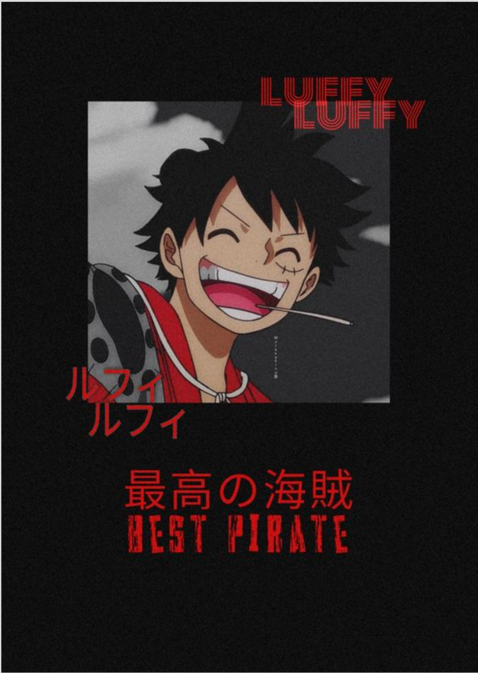 Poster M. D. Luffy