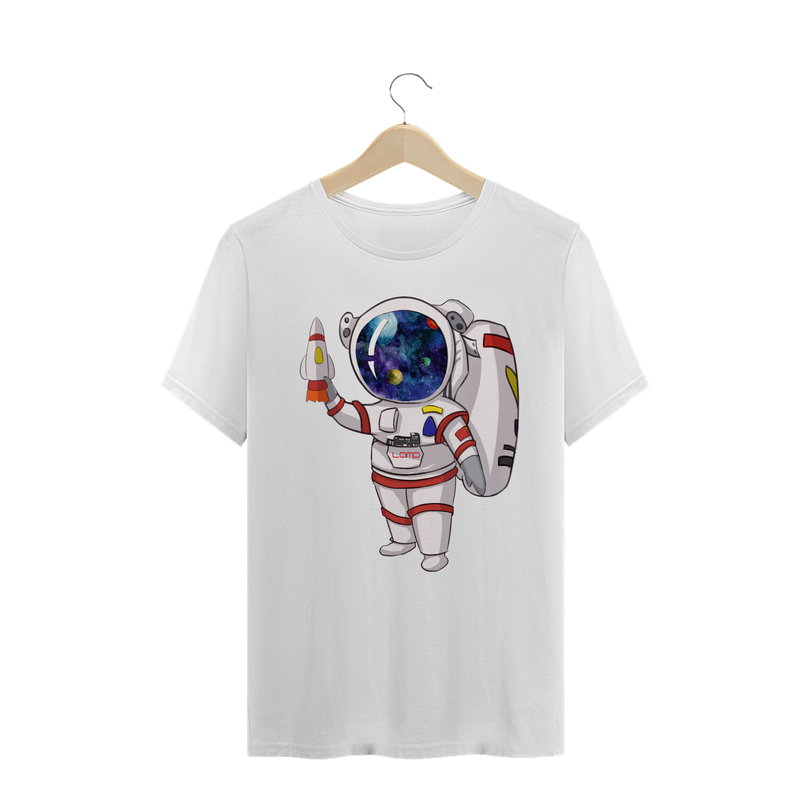 Camiseta Algodão LAMP Astronauta 