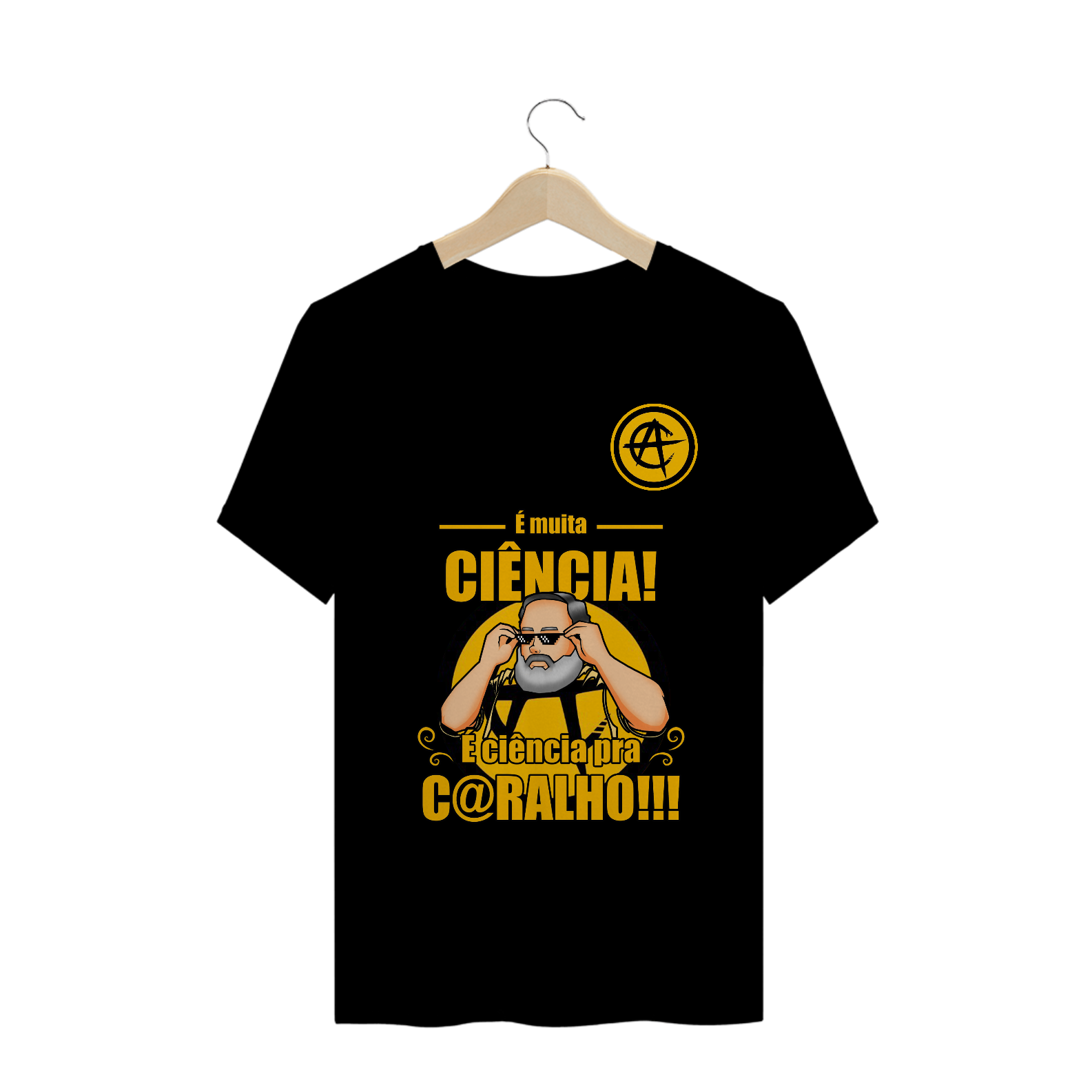 Nome do produto: Camiseta Ancapsu É muita Ciência