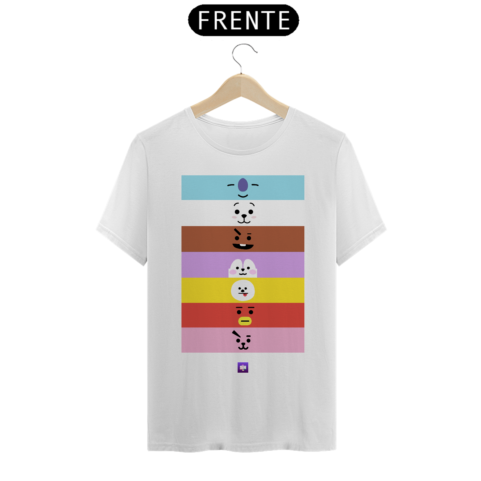 CAMISETA BT21 FACES
