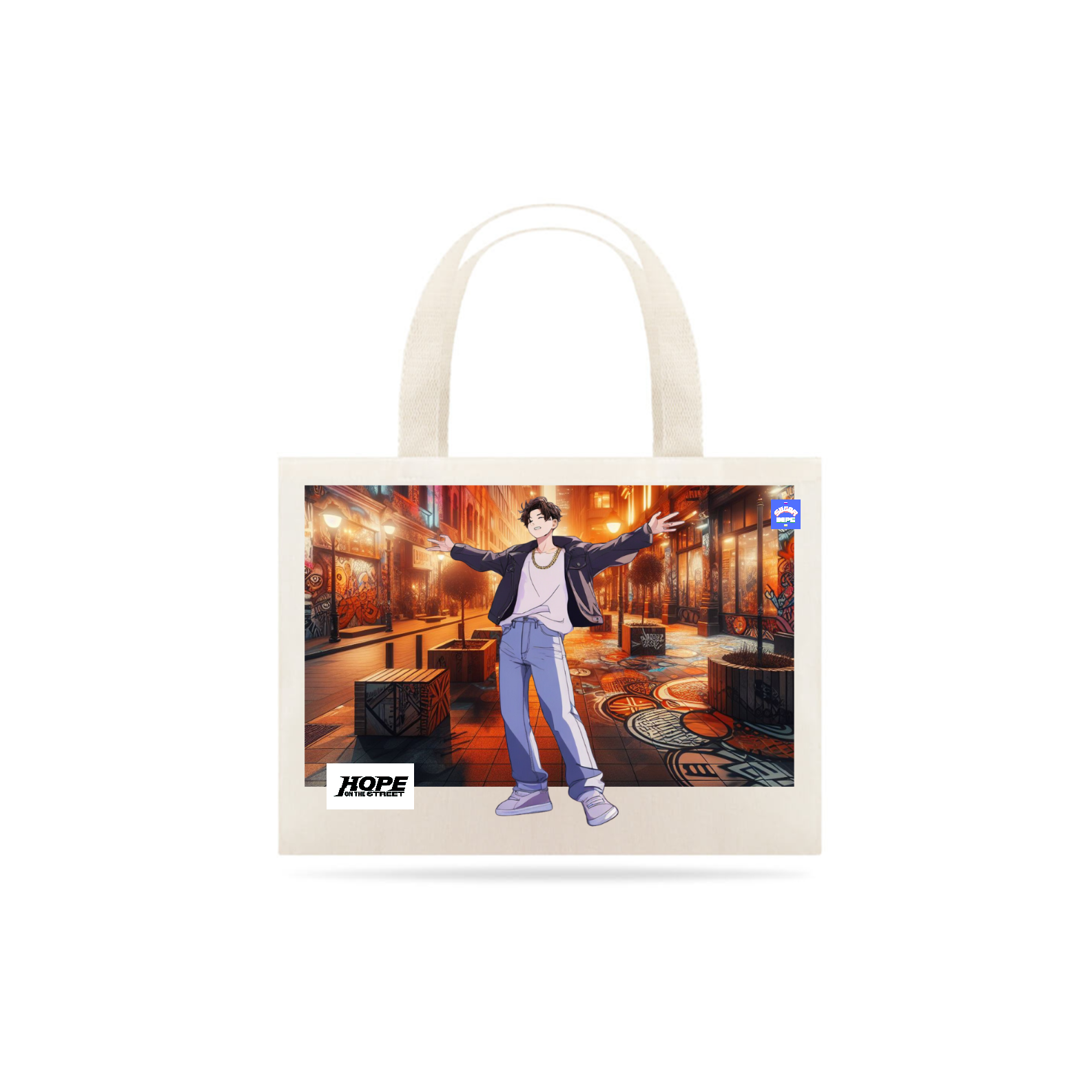 ECOBAG HOPE ON THE STREET MODELO 02