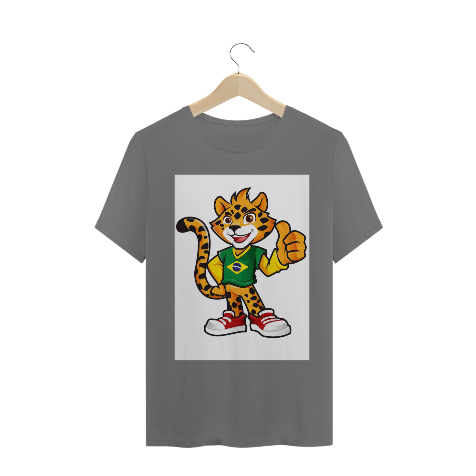 T-SHIRT ESTONADA MASCOTE COPA DO MUNDO (P ao XGG)