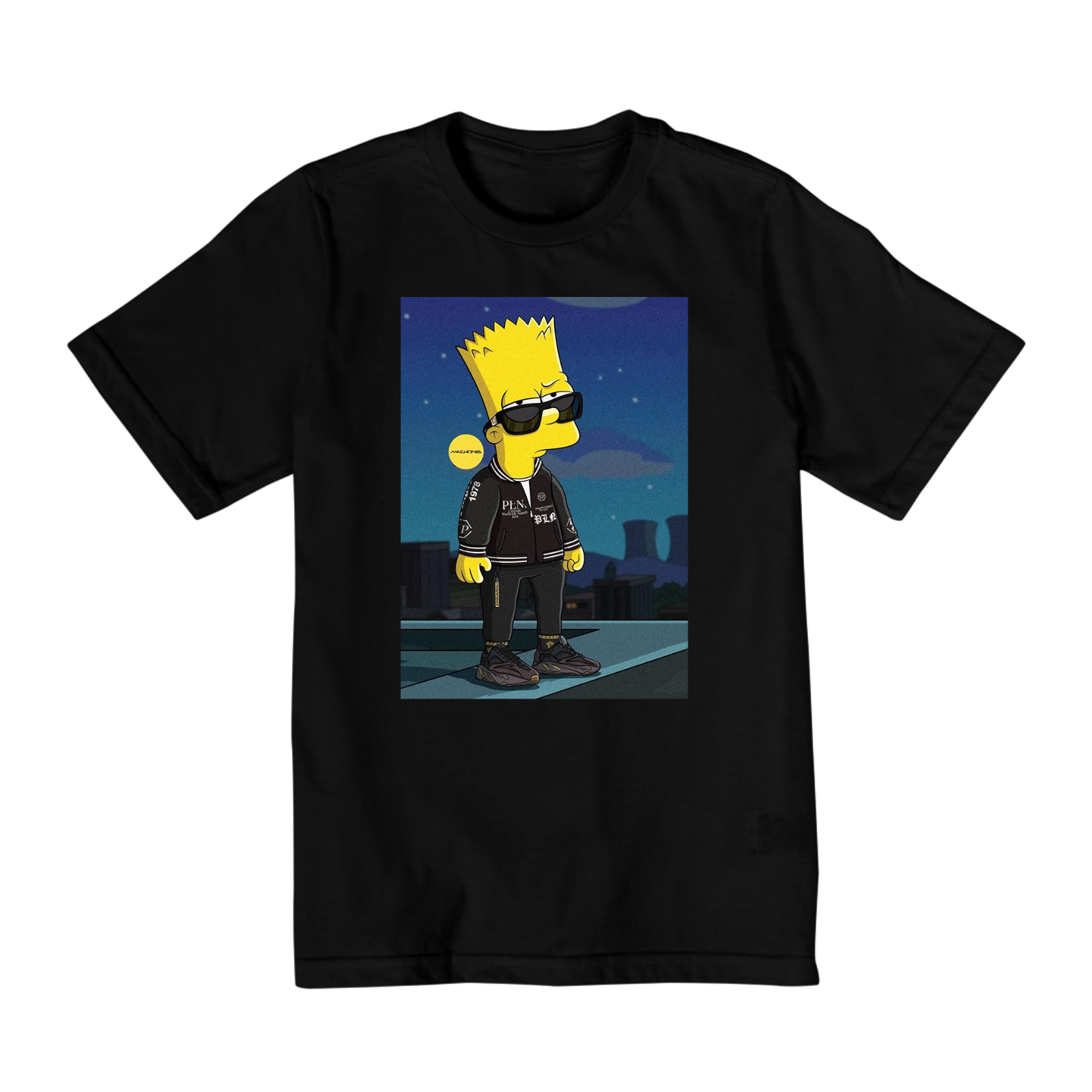 CAMISETA QUALITY INFANTIL (10 A 14 ANOS) ESTAMPA BART SIMPSON