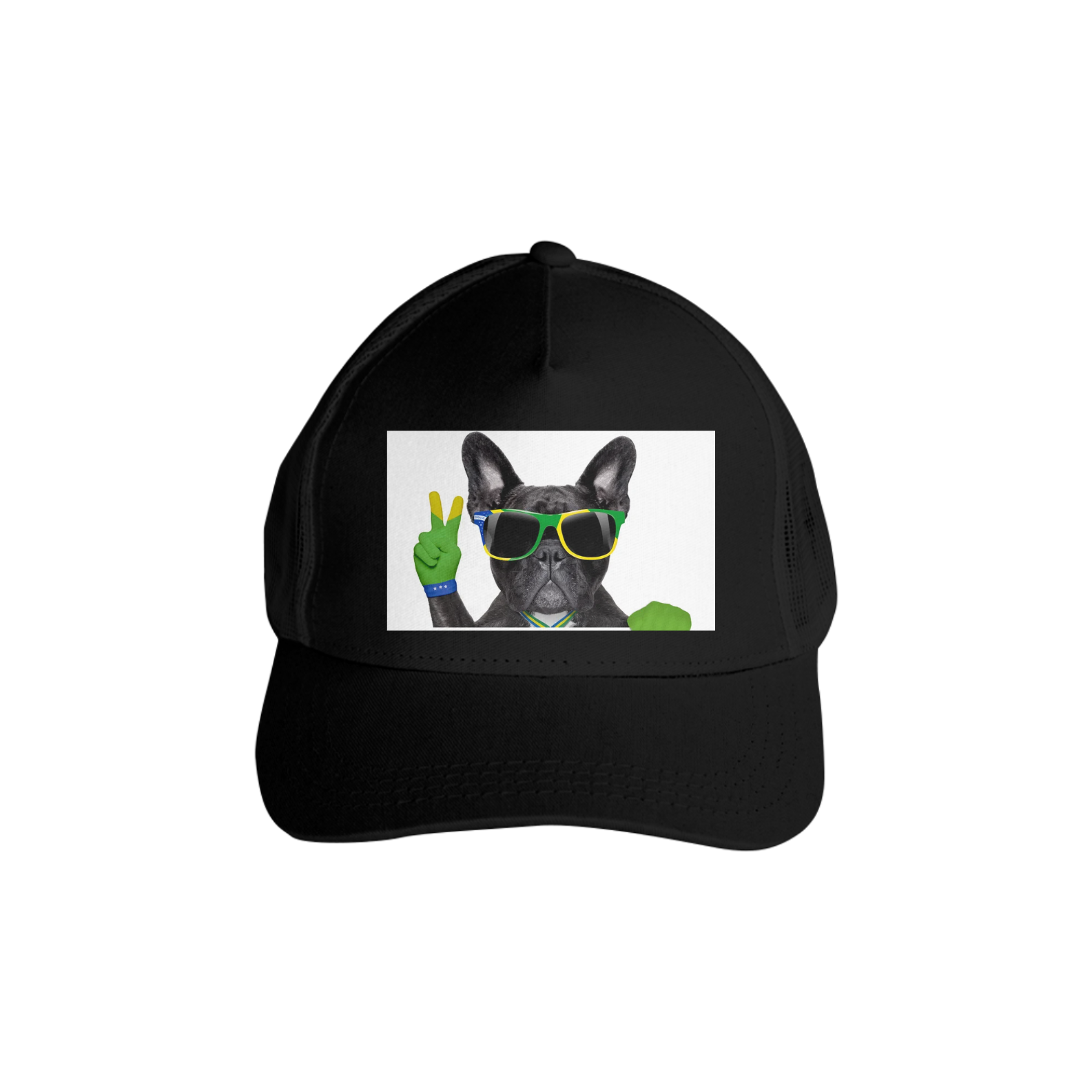 BONÉ  ESTAMPA DOG BRASILEIRO COM TELA