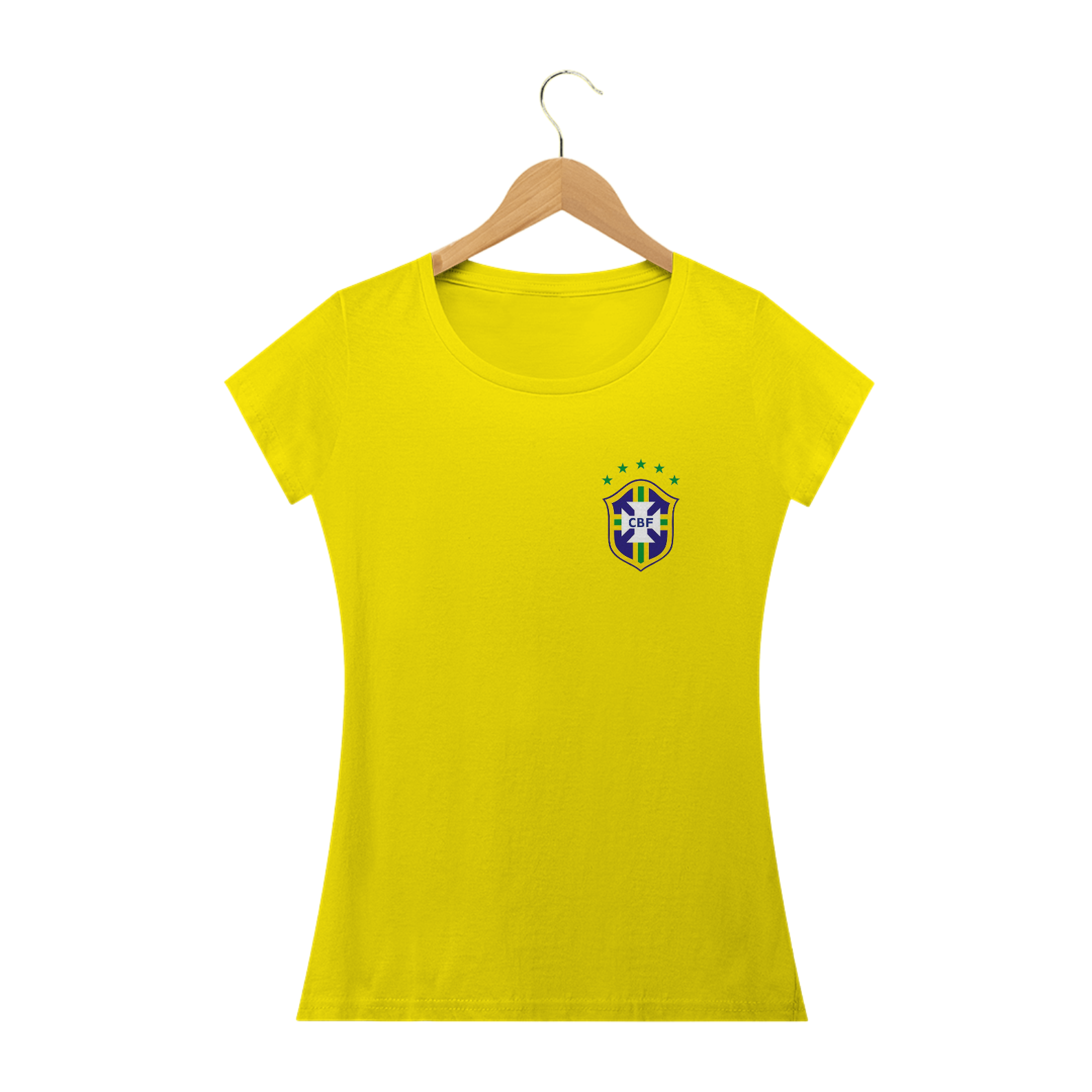 Camiseta Feminina Baby Long Clássica Seleção 