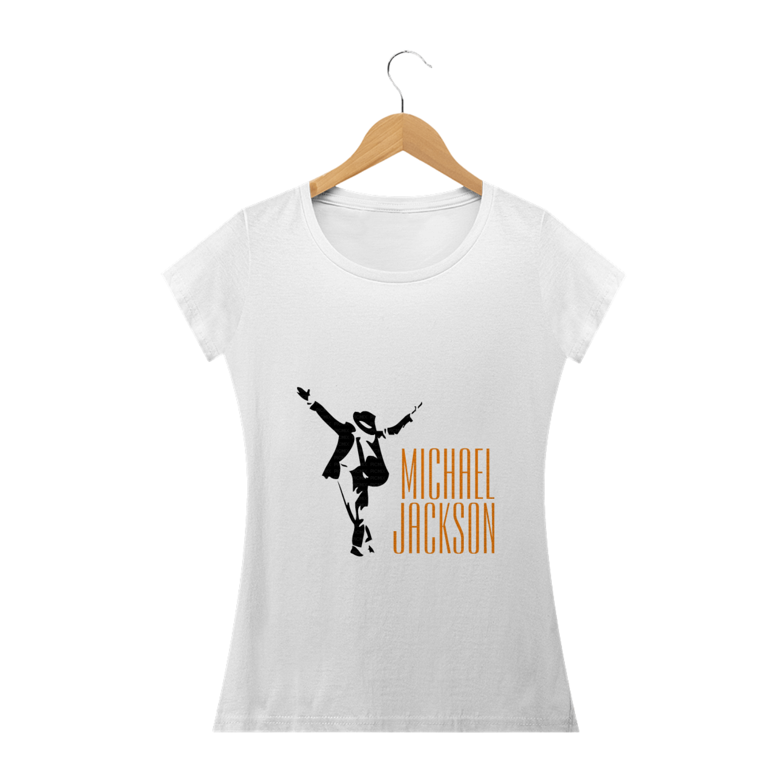 Camiseta Feminina Baby Long Quality Michael Jackson