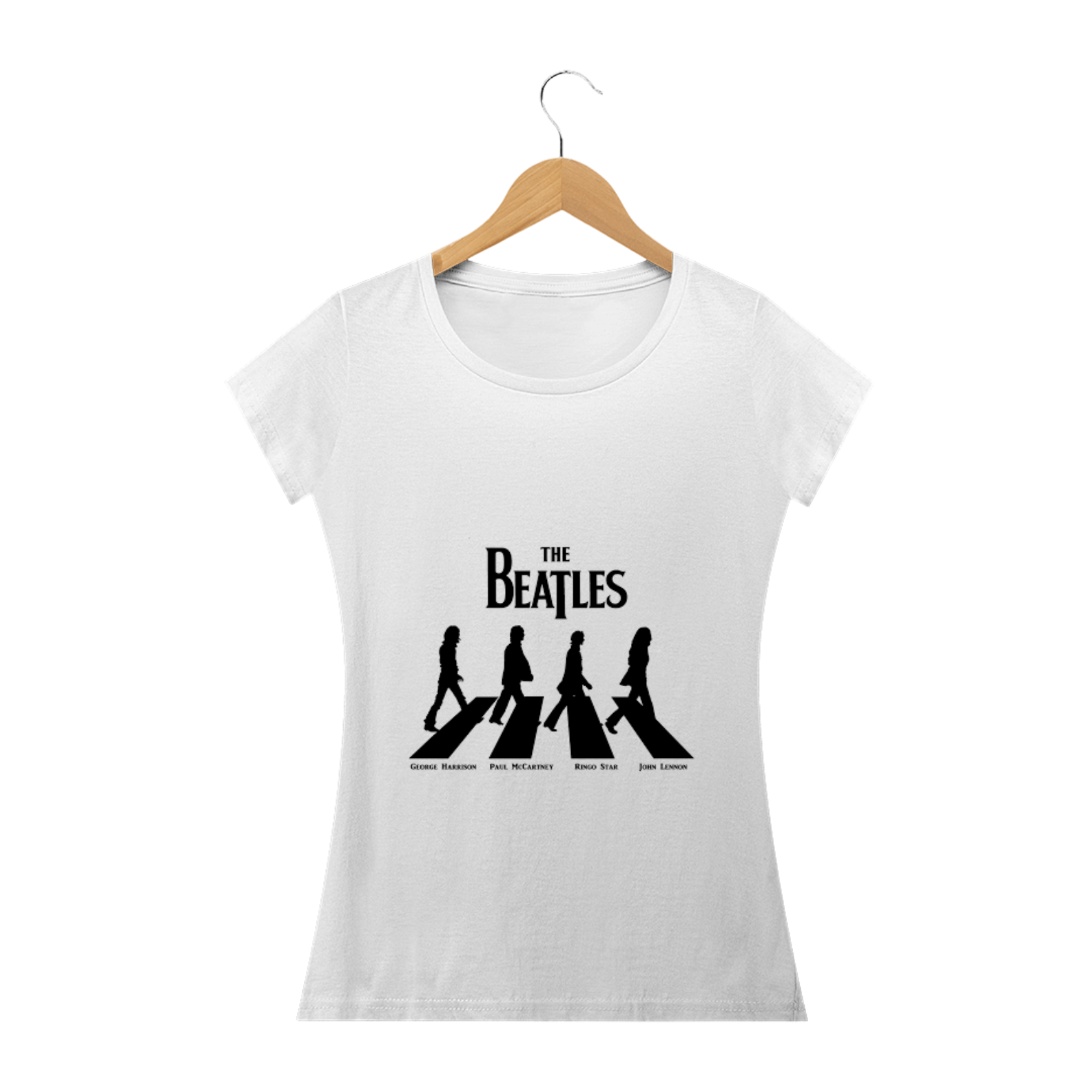 Camisa Feminina Baby Long Quality The Beatles