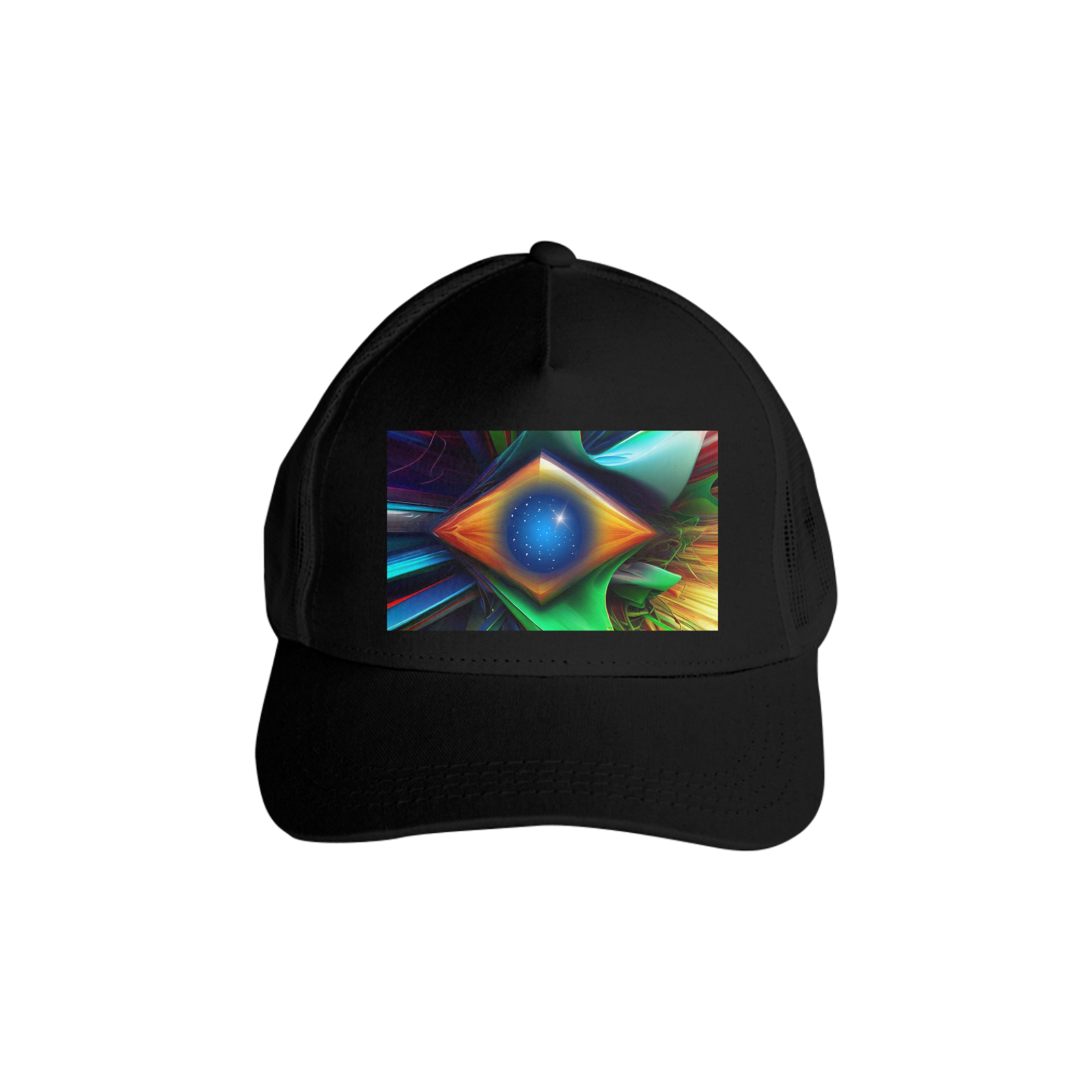 Boné Estampado Modelo Americano Bandeira Nacional